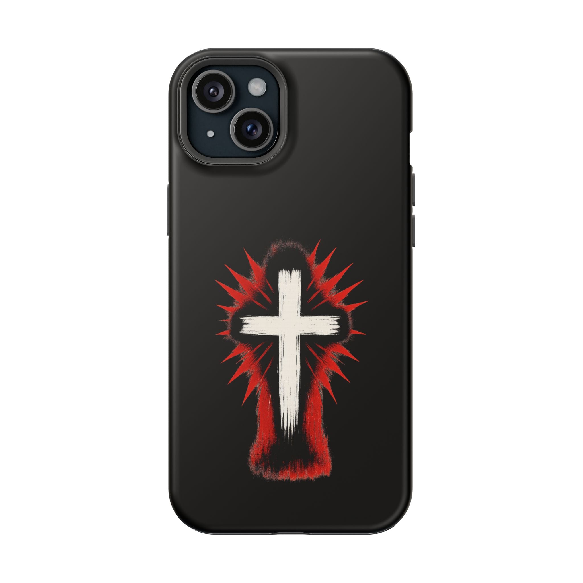 Crucifix Magnetic Impact Resistant Phone Case