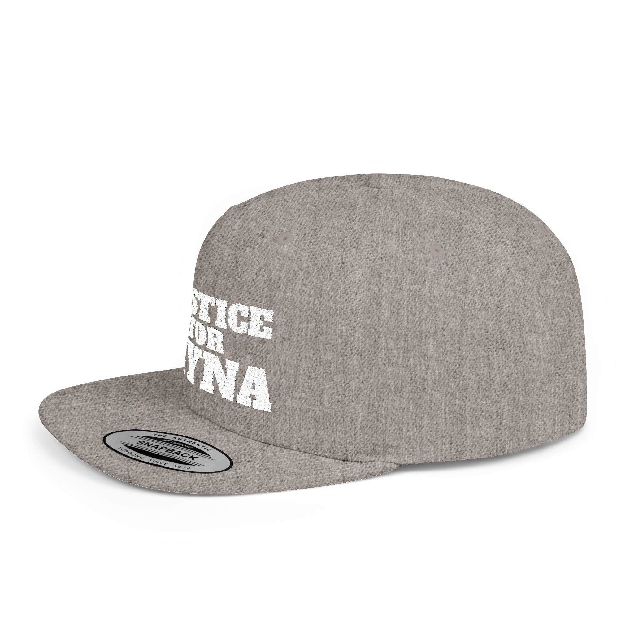 Justice for Iryna Flat Bill Snapback Hat, Statement Cap,