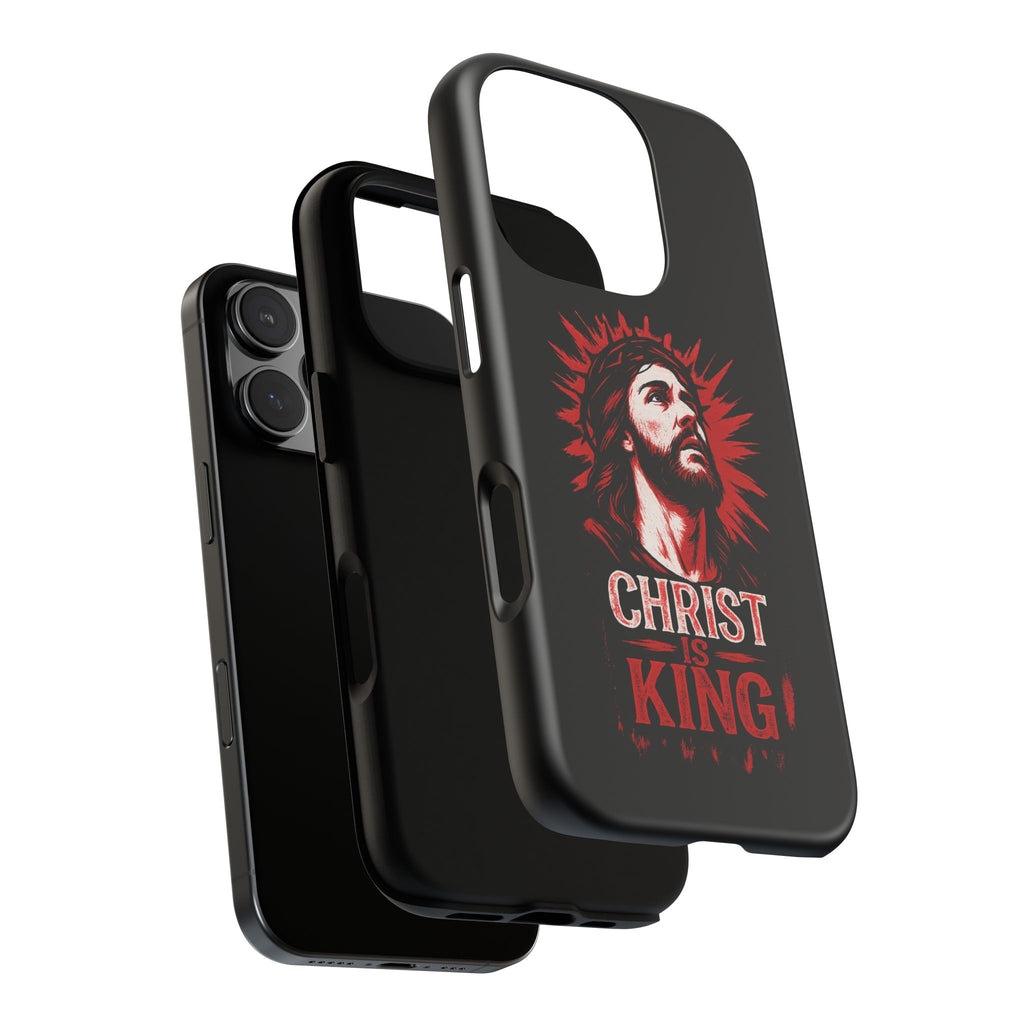 Christ is King Phone Case, Tough Phone Cover for Christian Faith