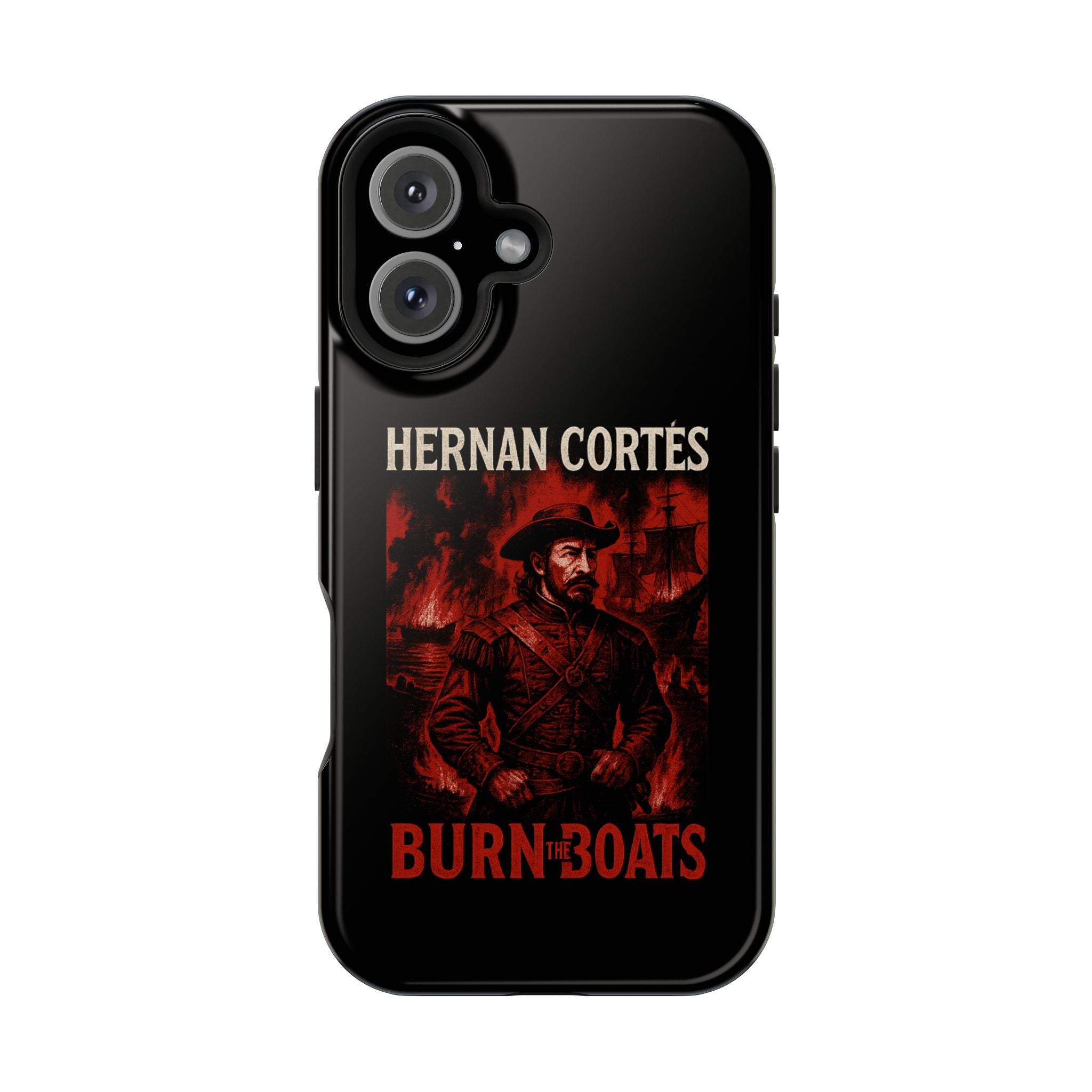Hernan Cortes Impact-Resistant Magnetic Phone Case