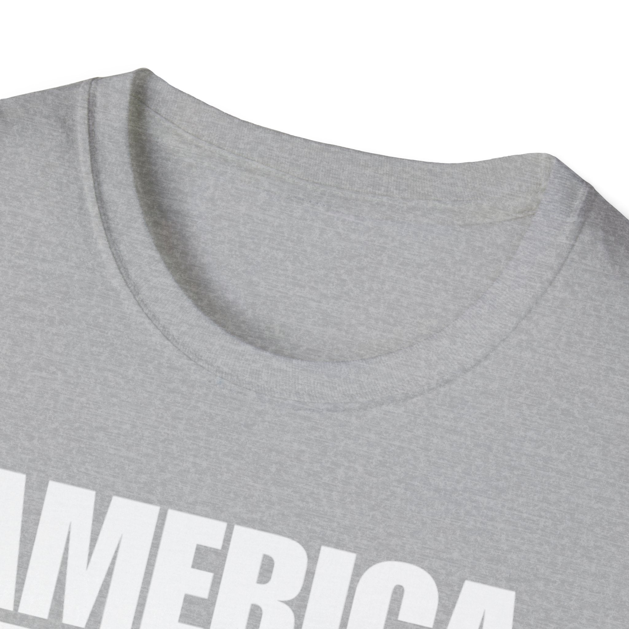 America First American Flag Softstyle Cotton Shirt T-Shirt
