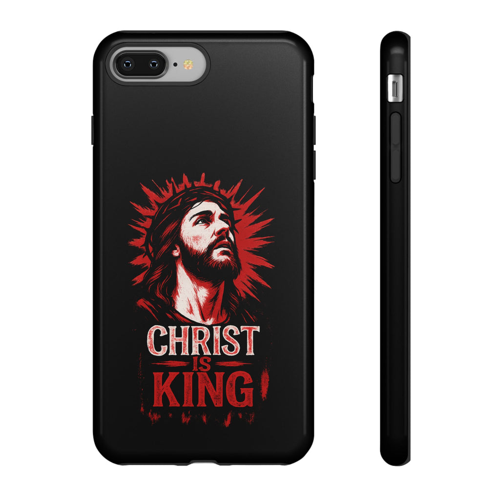Christ is King Phone Case, Tough Phone Cover for Christian Faith