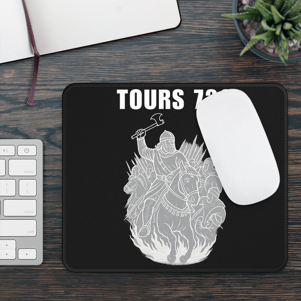 Battle of Tours 732 AD Charles "The Hammer" Martel Design Epic Gaming Mouse Pad