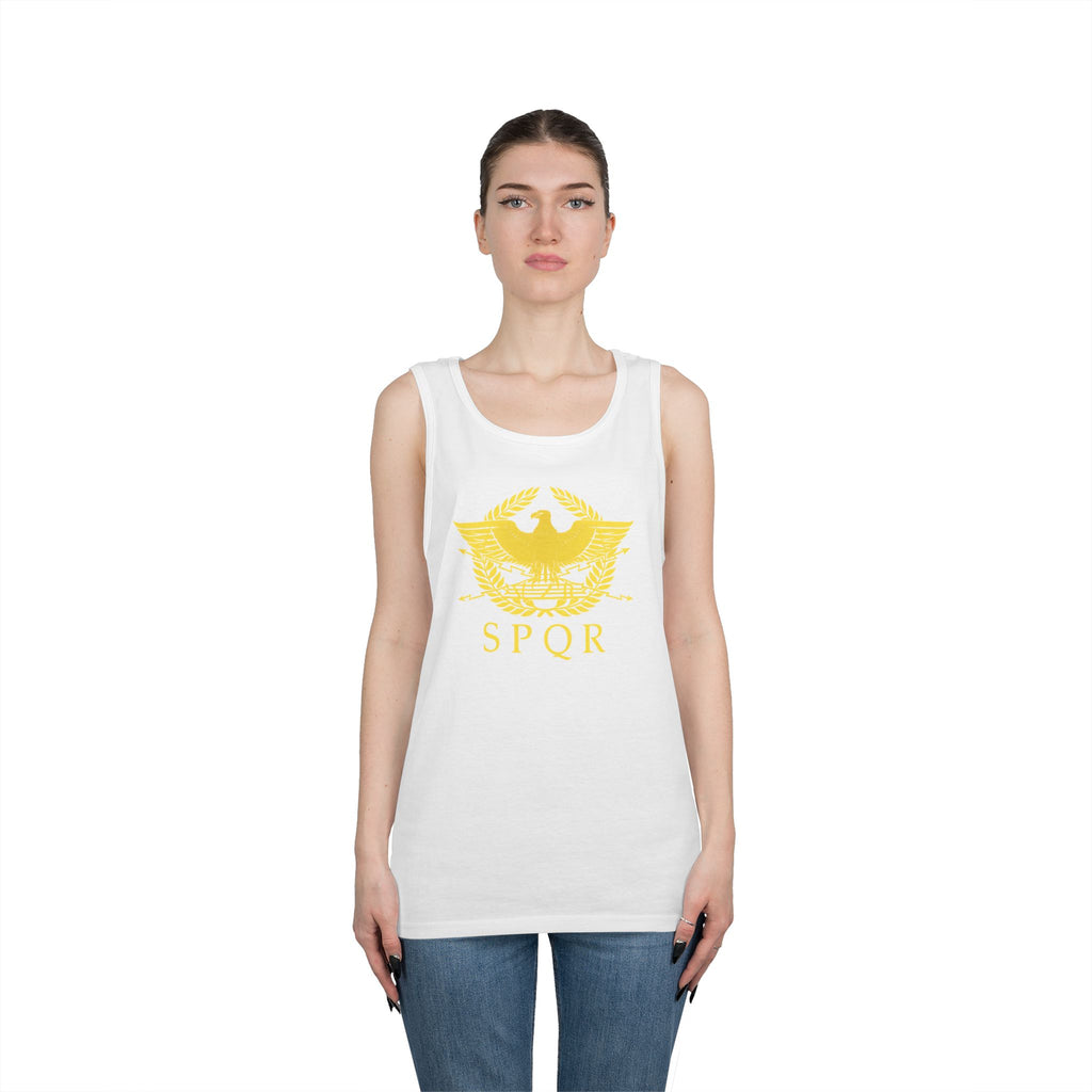 Roman Eagle SPQR Unisex Heavy Cotton Tank Top