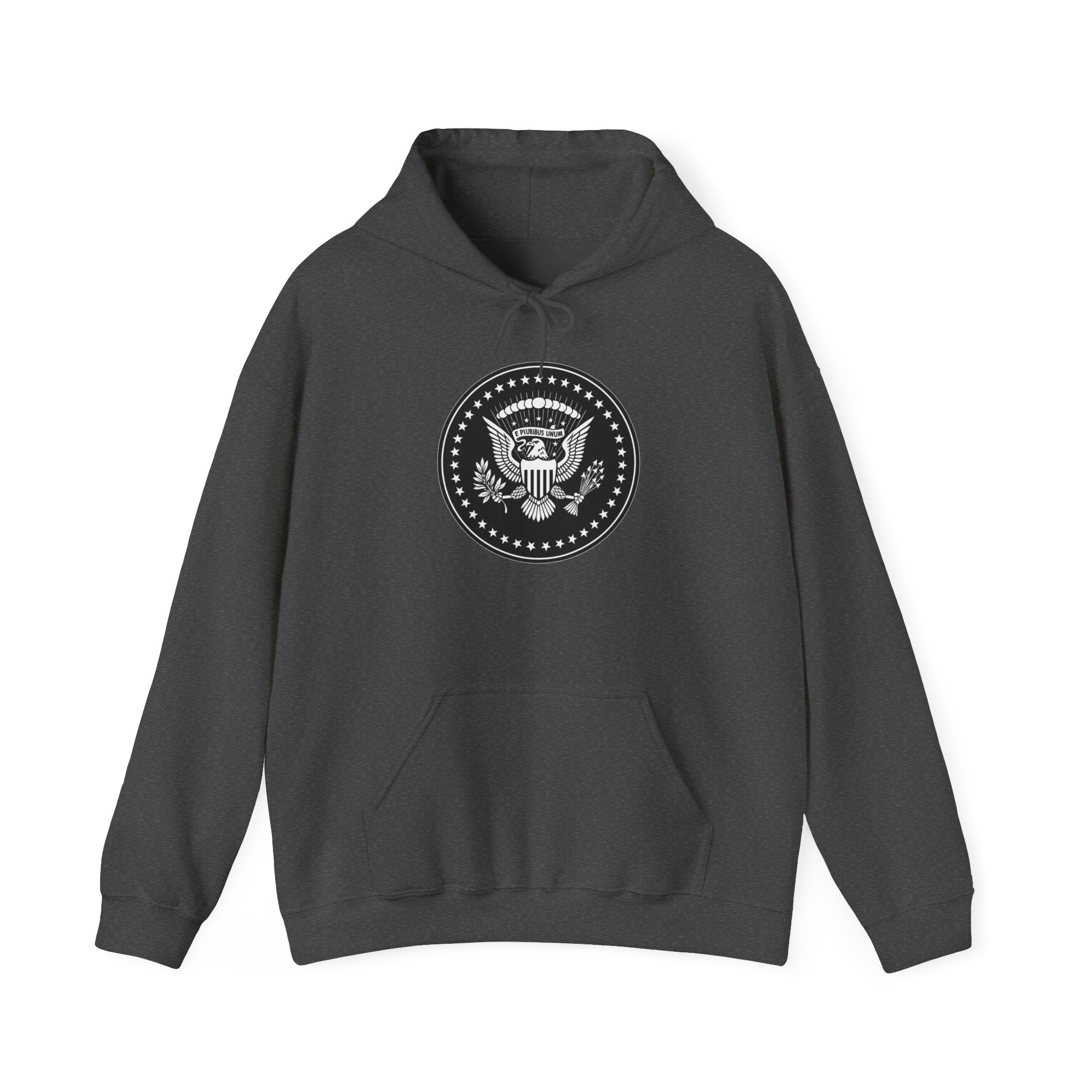 Presidential Seal American Eagle Graphic Pull Over Hoodie Sweatshirt