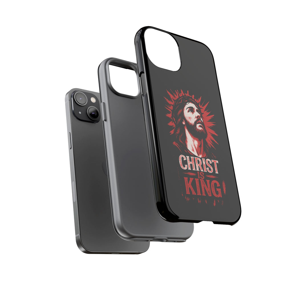 Christ is King Phone Case, Tough Phone Cover for Christian Faith
