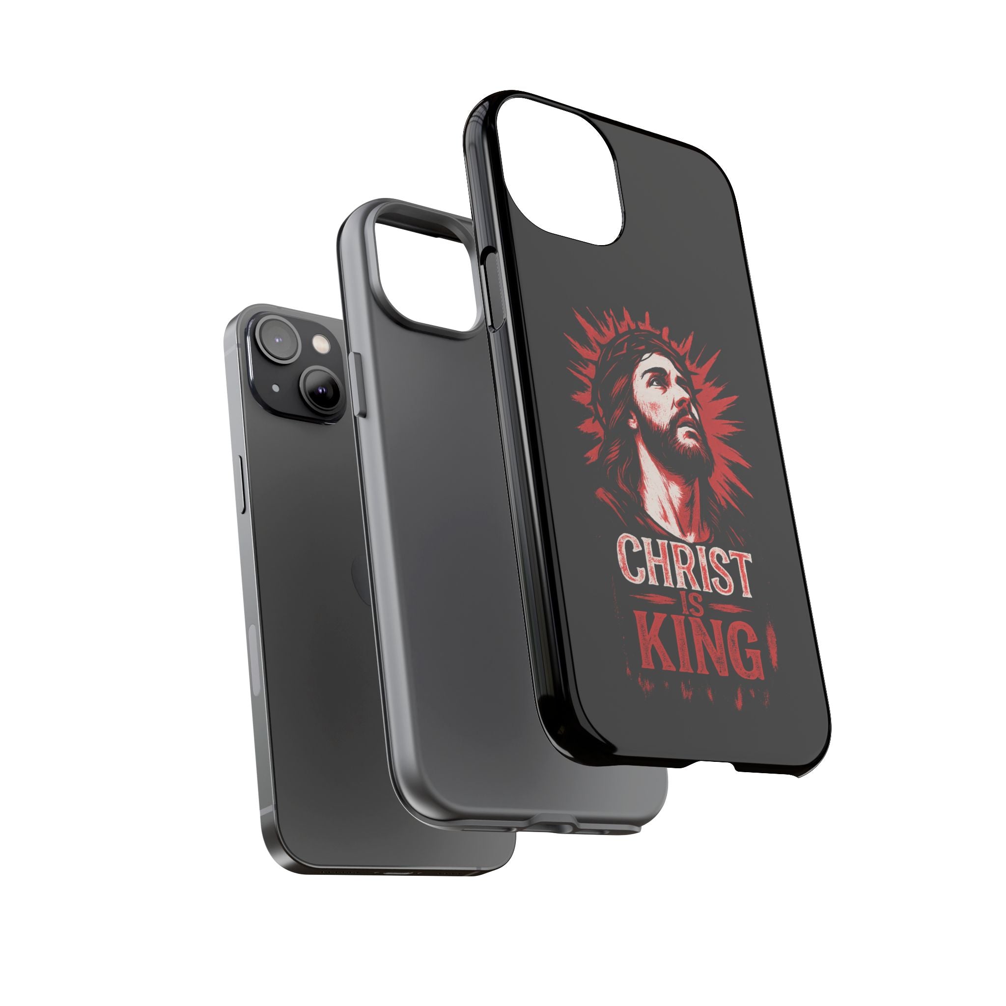Christ is King Phone Case, Tough Phone Cover for Christian Faith
