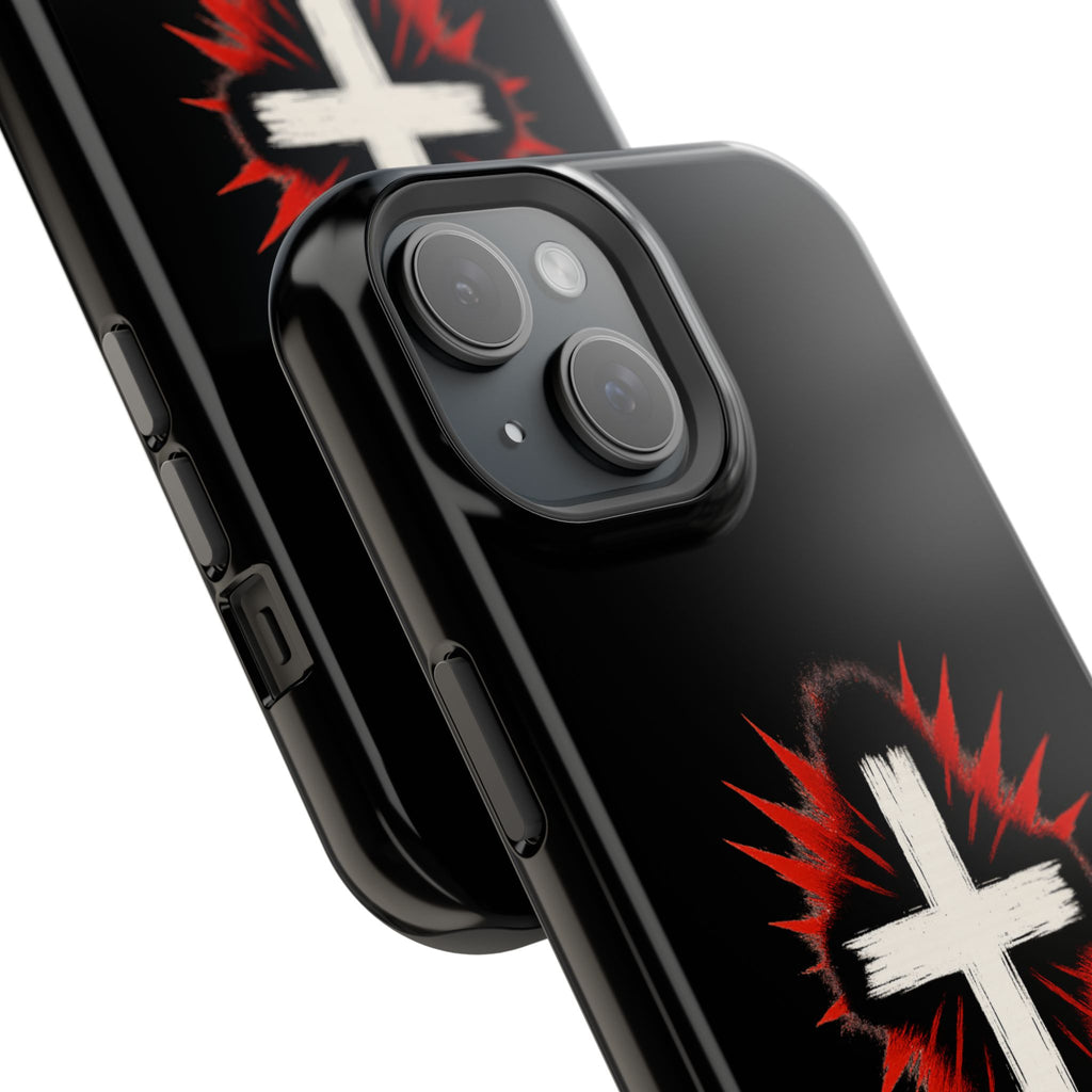 Crucifix Magnetic Impact Resistant Phone Case