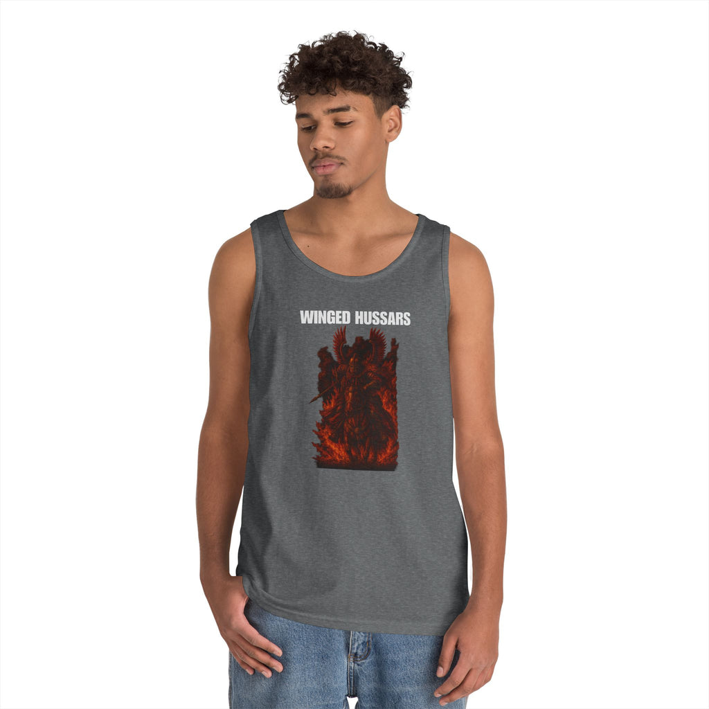 Winged Hussars Fiery Heavy Cotton Tank Top