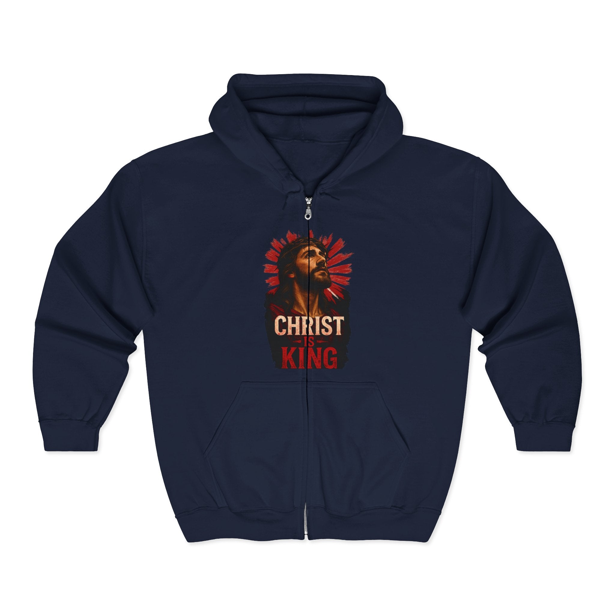 Christ is King Unisex Hooded Sweatshirt, Christ is King Hoodie