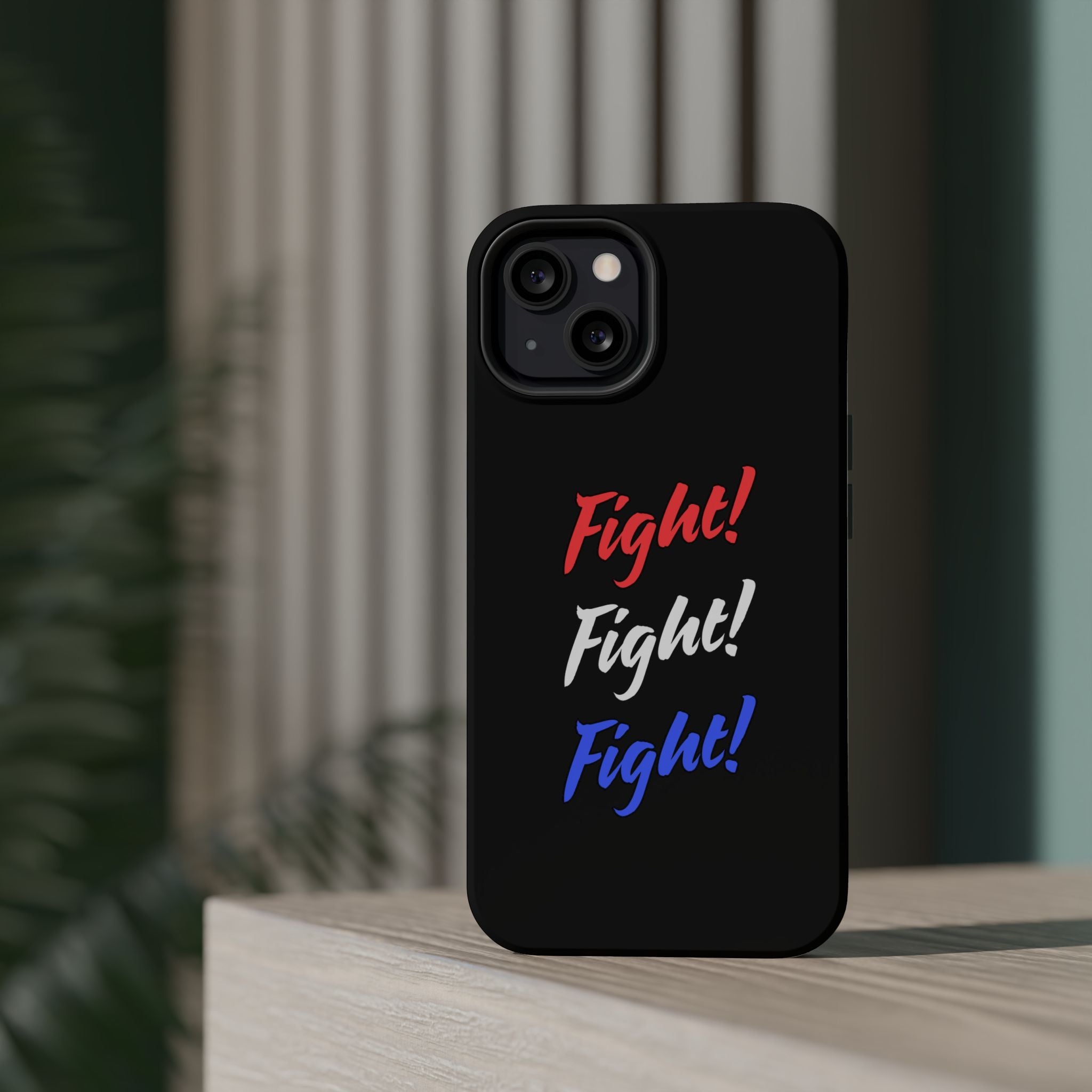 Magnetic Phone Cases, Motivational Phone Cover, Fight! Fight! Fight! Case, Personalized Phone Accessory, Unique Gift for Fighters