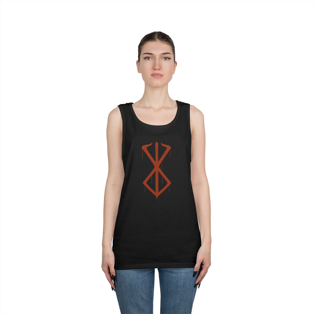 Berserker Symbol Stylish Unisex Heavy Cotton Tank Top