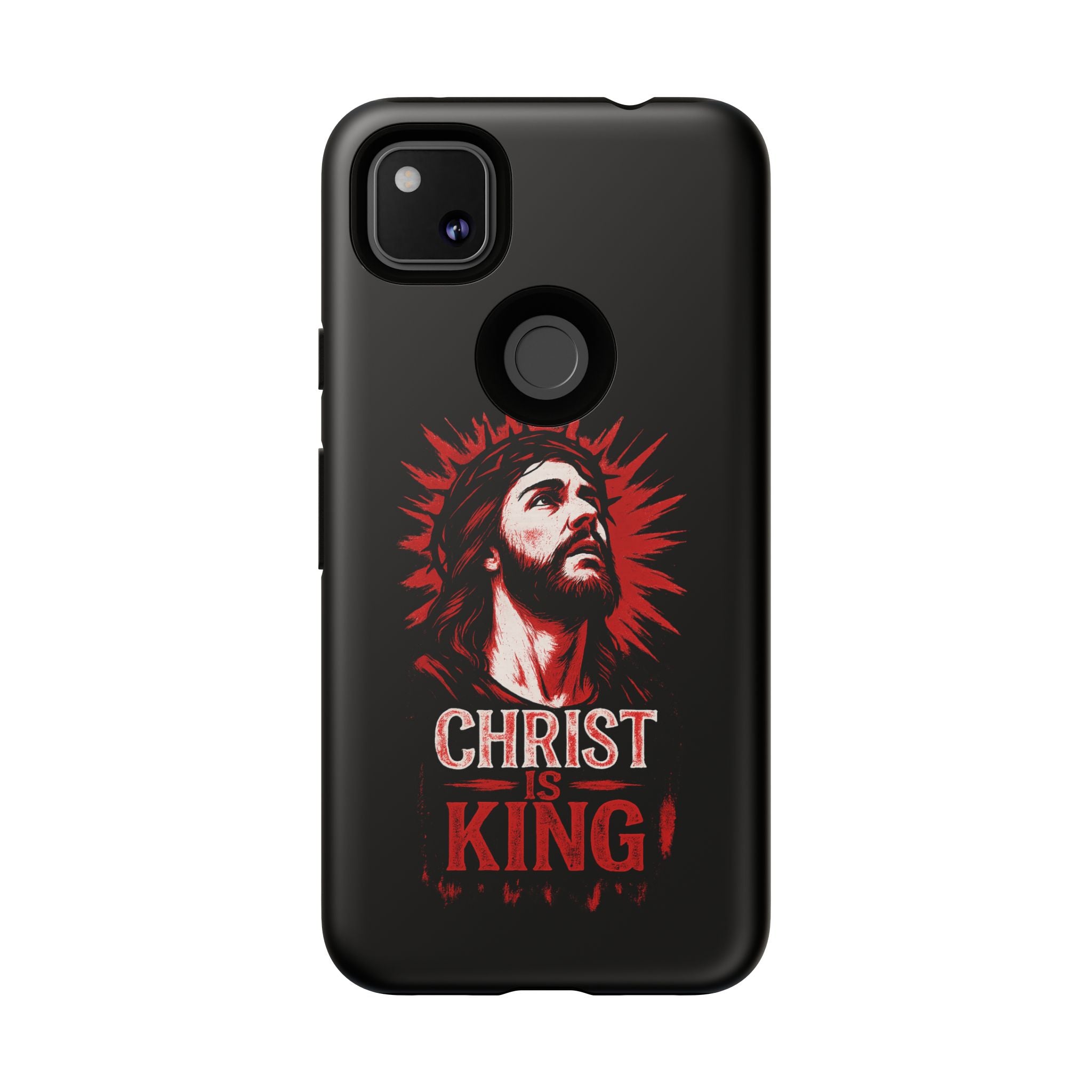 Christ is King Phone Case, Tough Phone Cover for Christian Faith