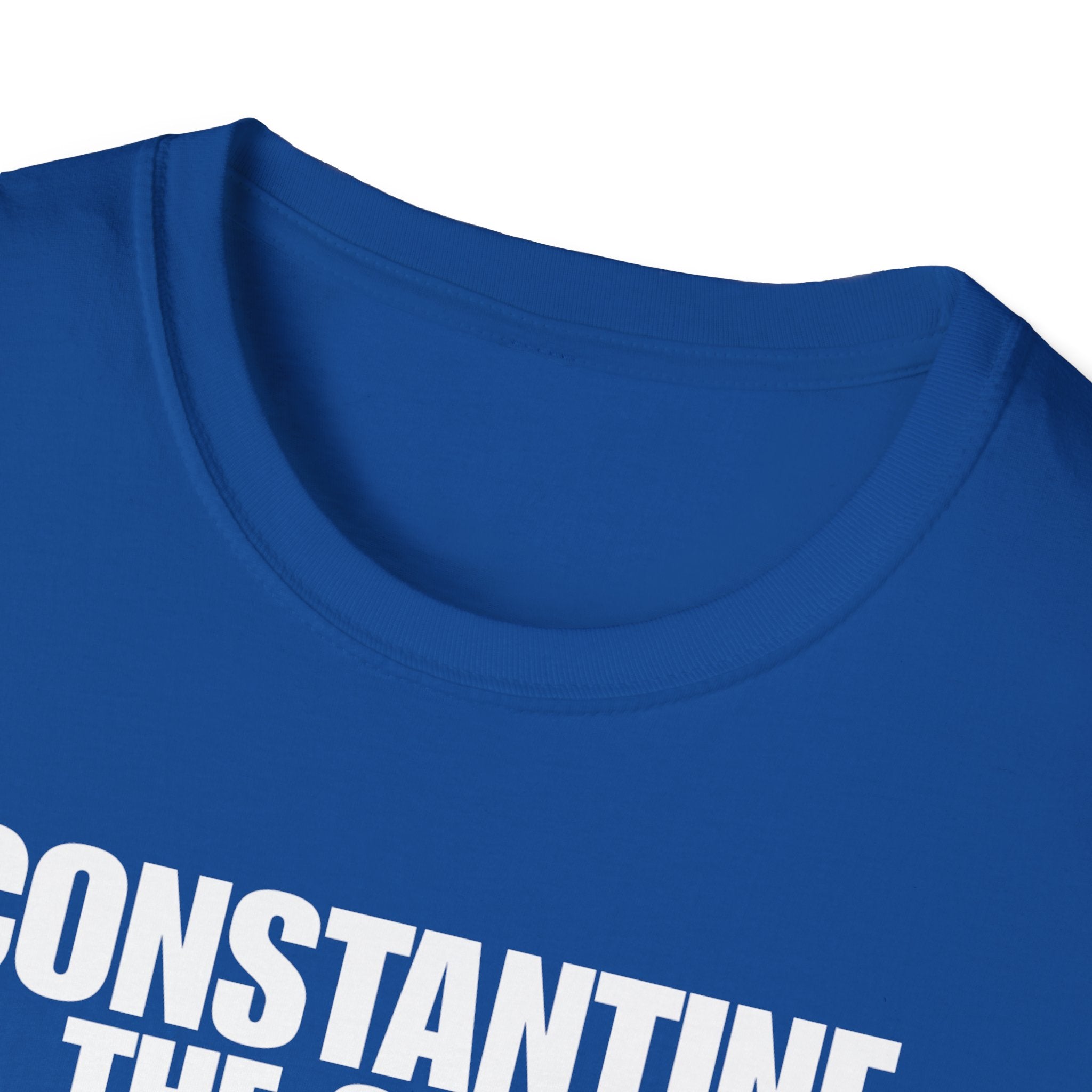 Constantine the Great White Design Unisex Softstyle T-Shirt