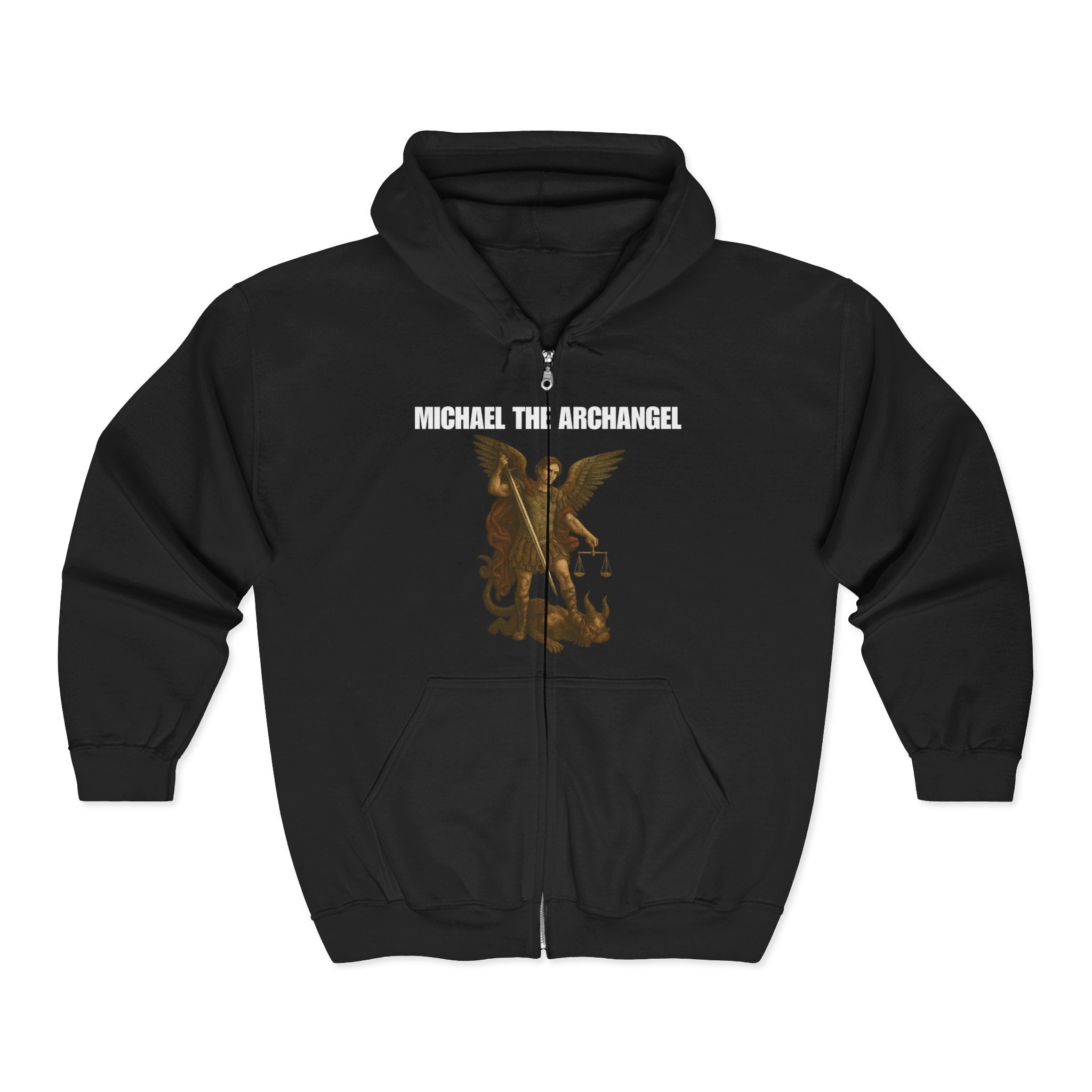 Michael The Arch Angel Full Zip Up Hoodie