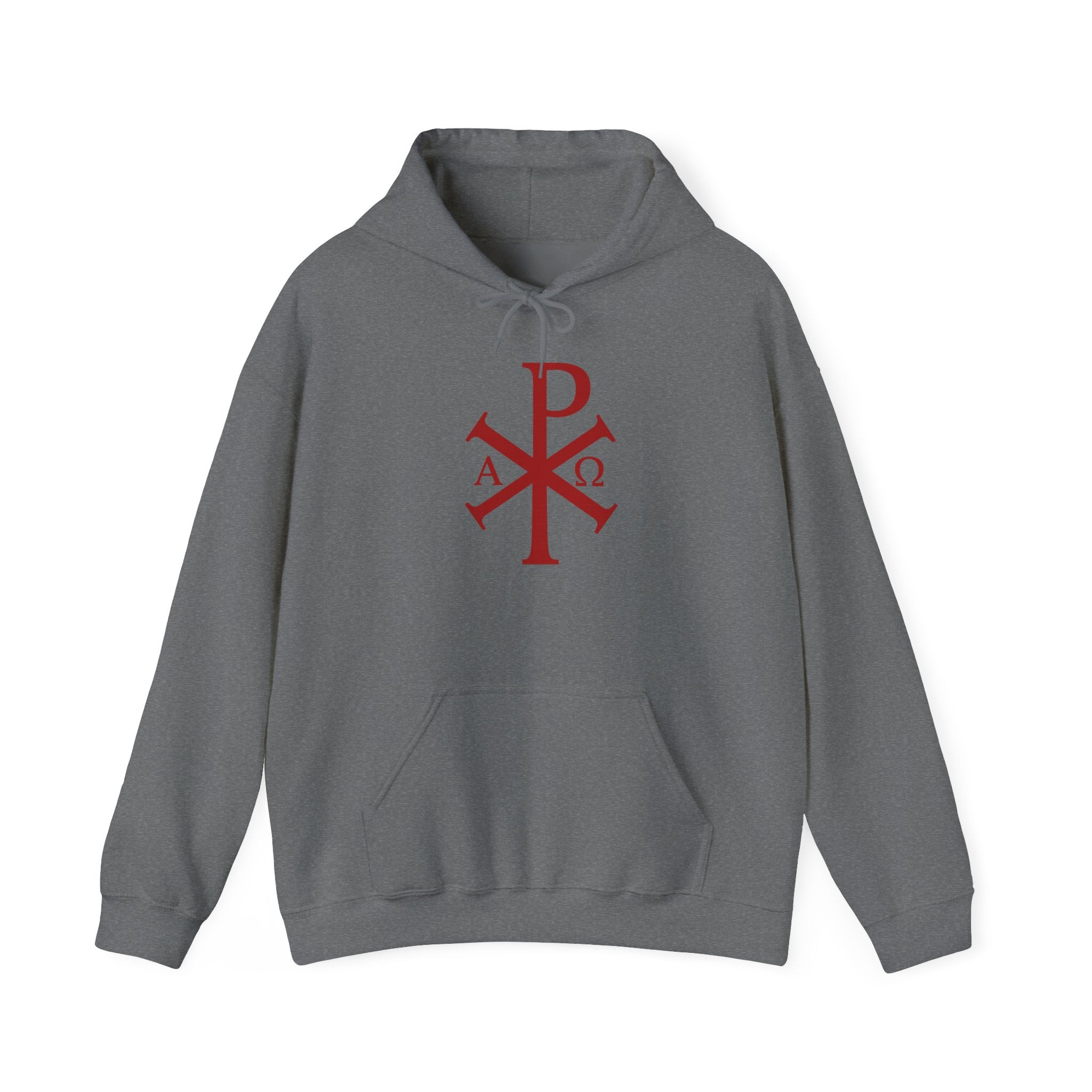 Pi Chi Rho Red Design Graphic Pull Over Hoodie Sweatshirt