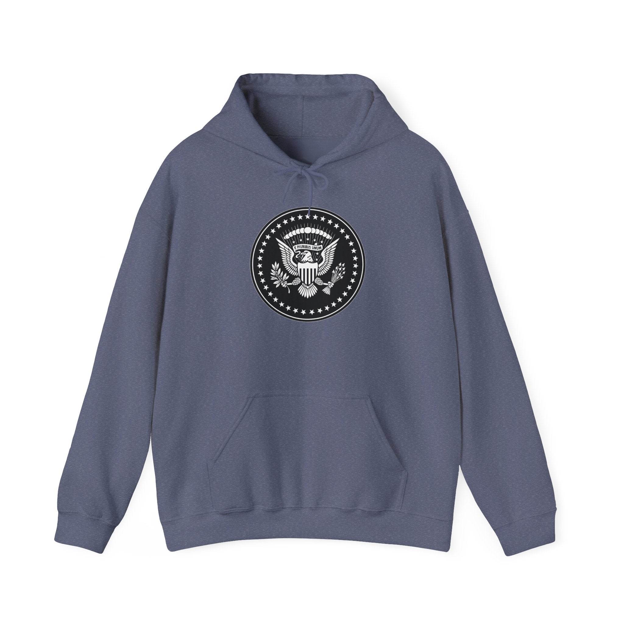 Presidential Seal American Eagle Graphic Pull Over Hoodie Sweatshirt
