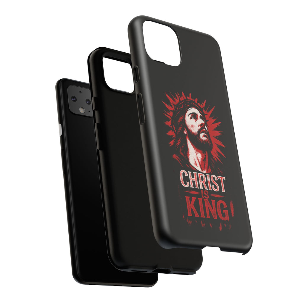 Christ is King Phone Case, Tough Phone Cover for Christian Faith