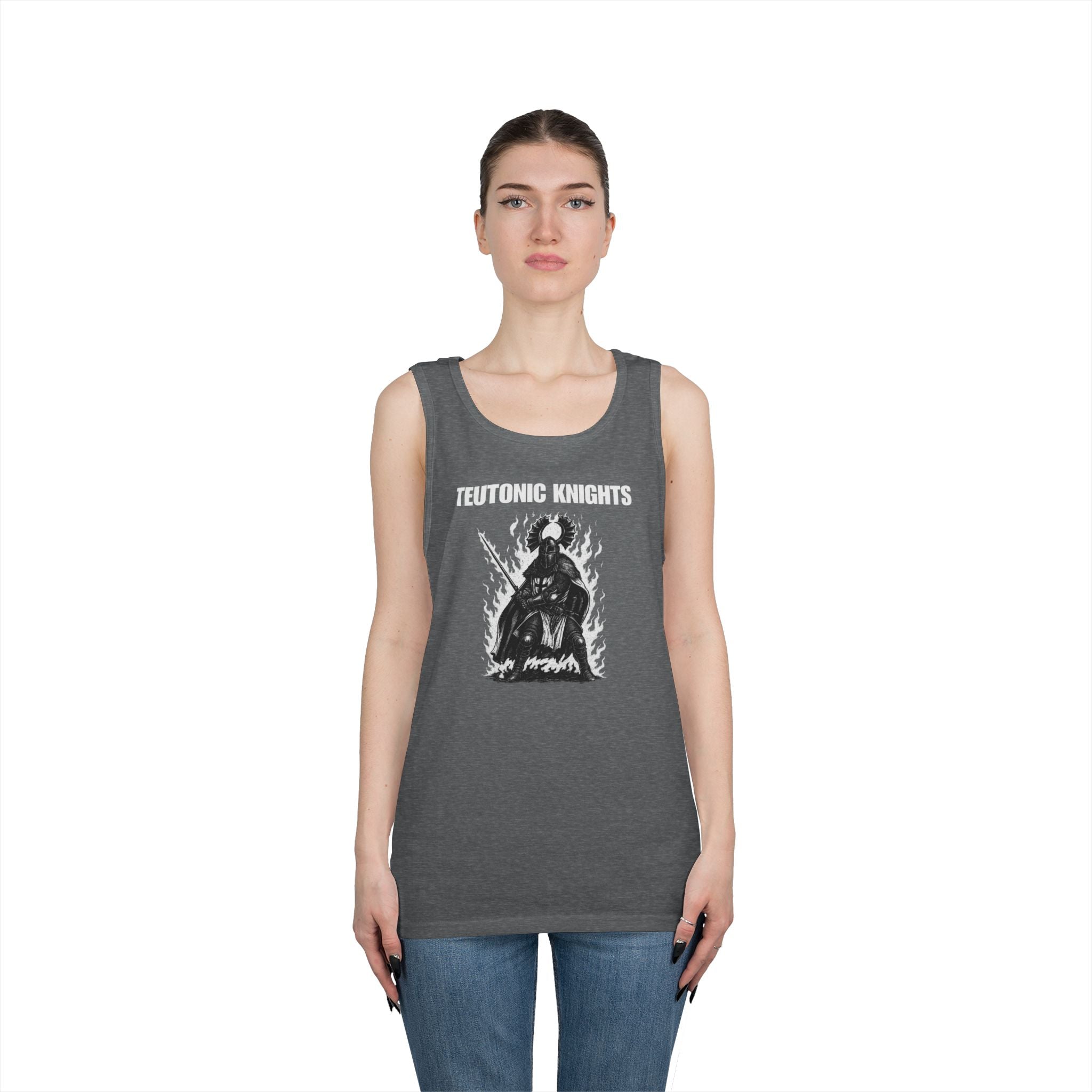 Teutonic Knights Graphic Heavy Cotton Tank Top