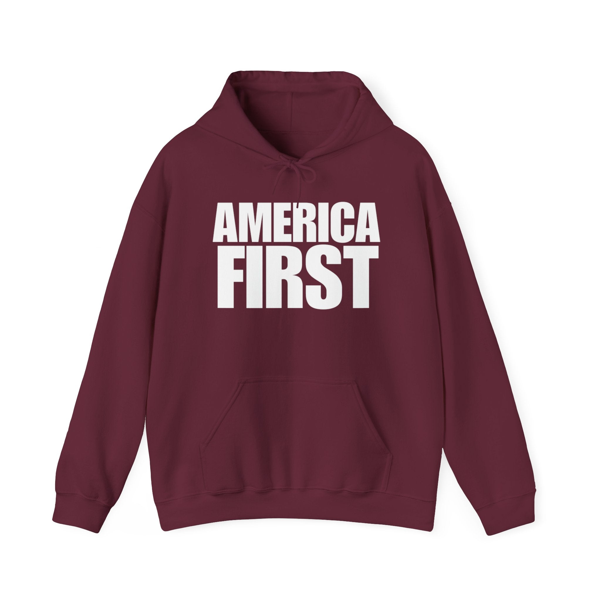 America First Pull Over Hoodie Sweatshirt