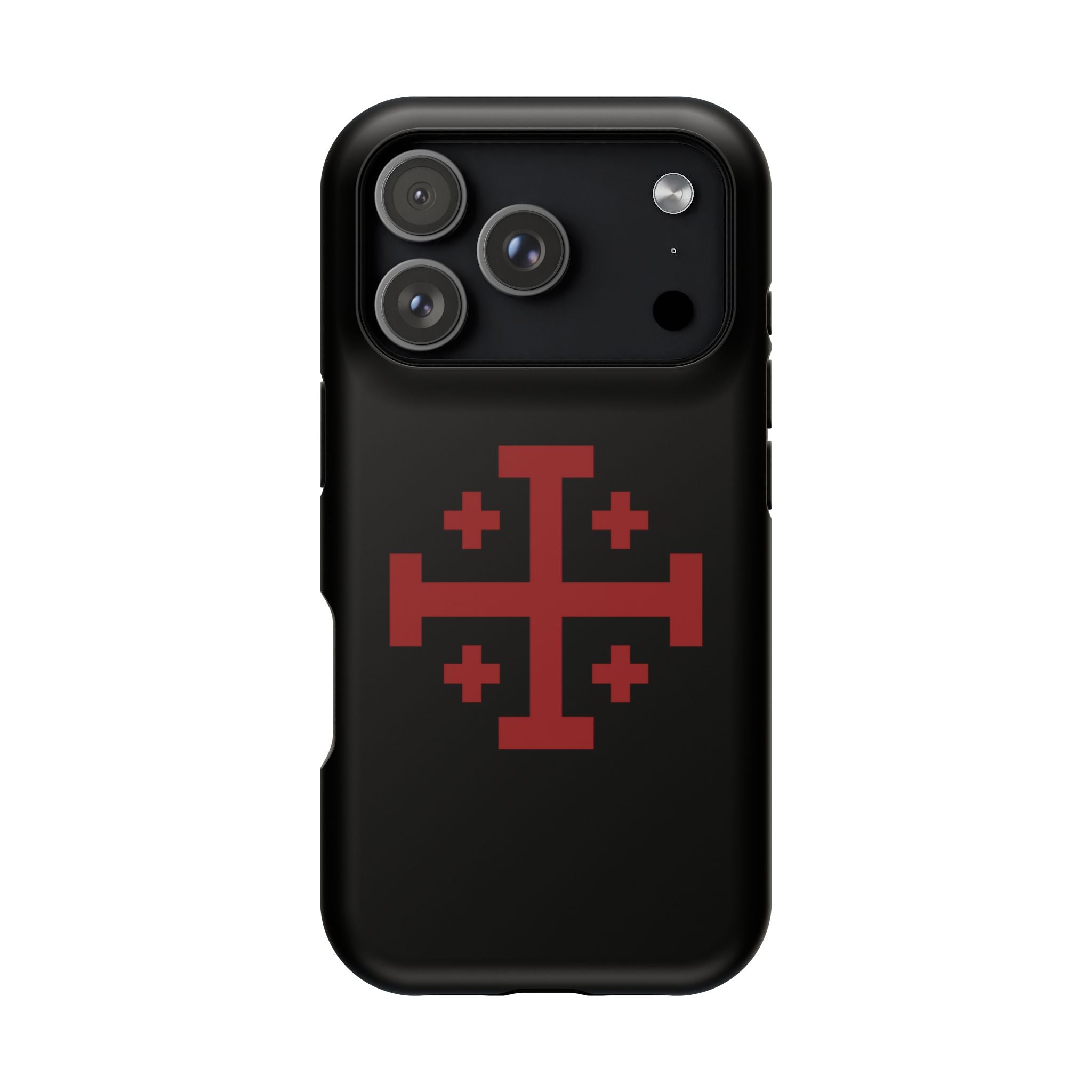 Cross Of Jerusalem Red Design Magnetic Impact-Resistant Cases