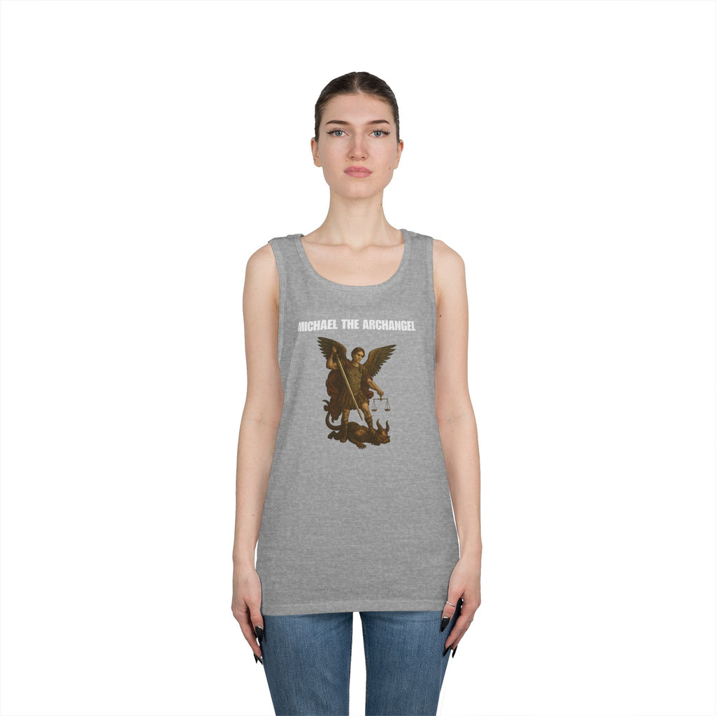 Michael The Arch Angel Heavy Cotton Tank Top