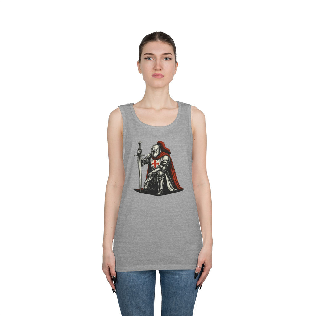 Crusader Knight Unisex Heavy Cotton Tank Top