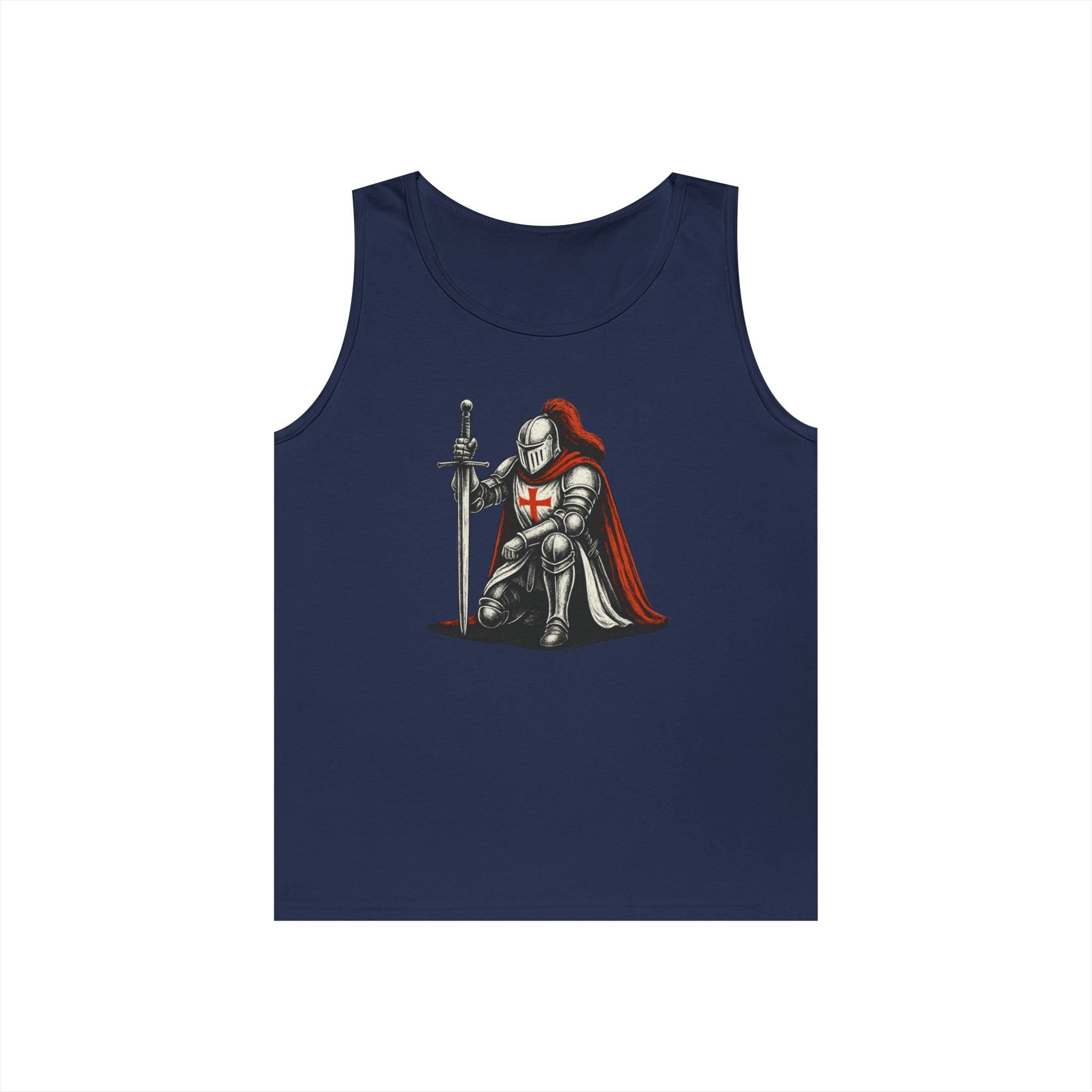 Crusader Knight Unisex Heavy Cotton Tank Top