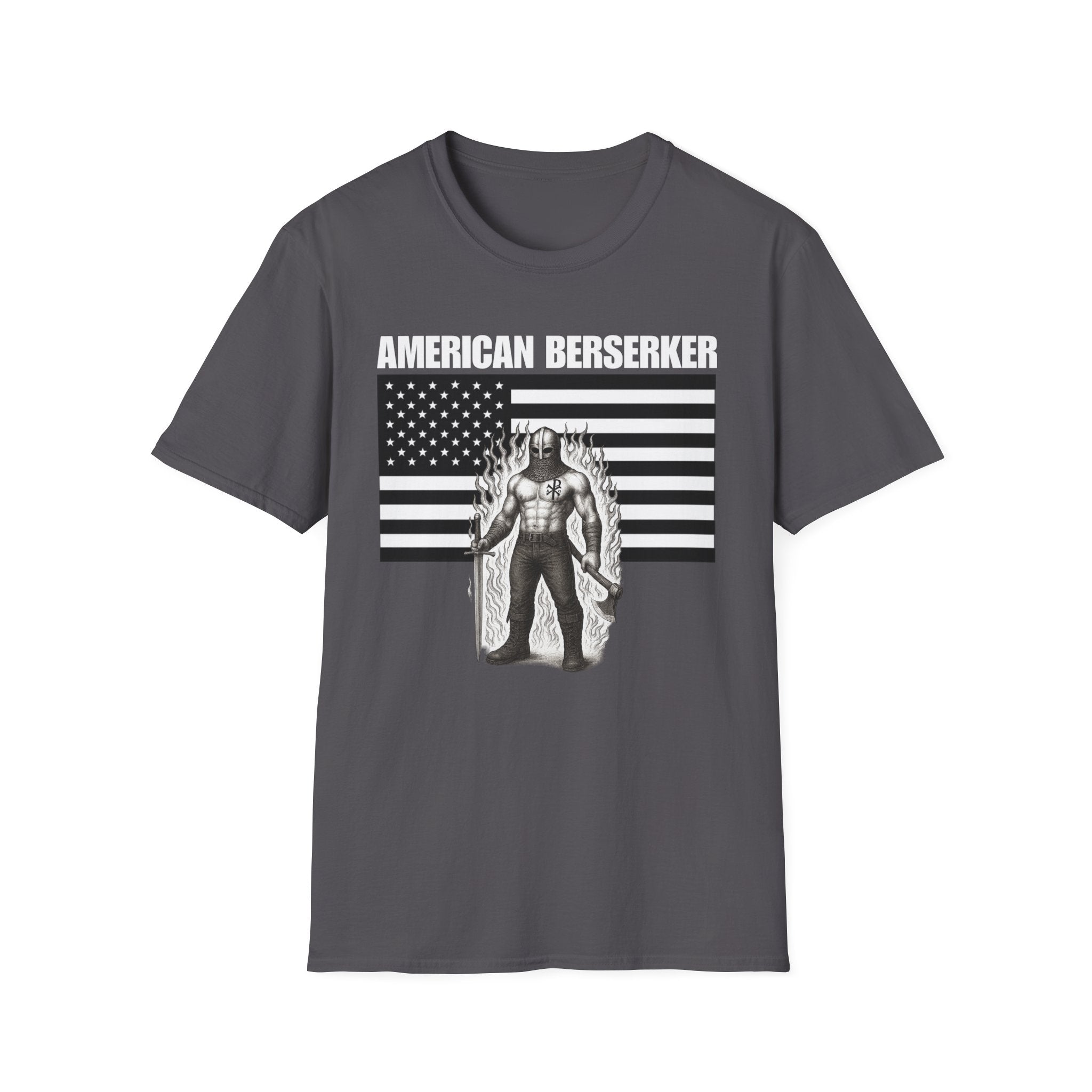 American Berserker Alt Design 3 Patriotic Graphic T-Shirt