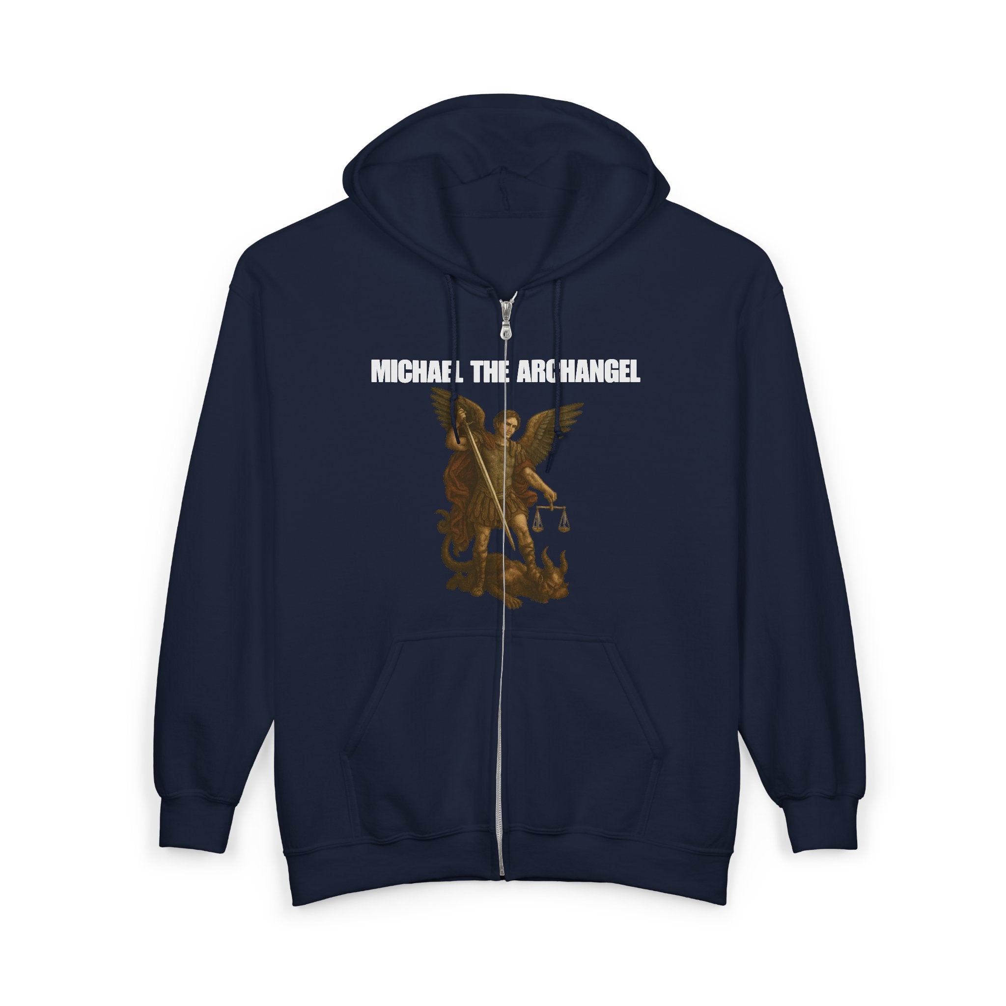 Michael The Arch Angel Full Zip Up Hoodie