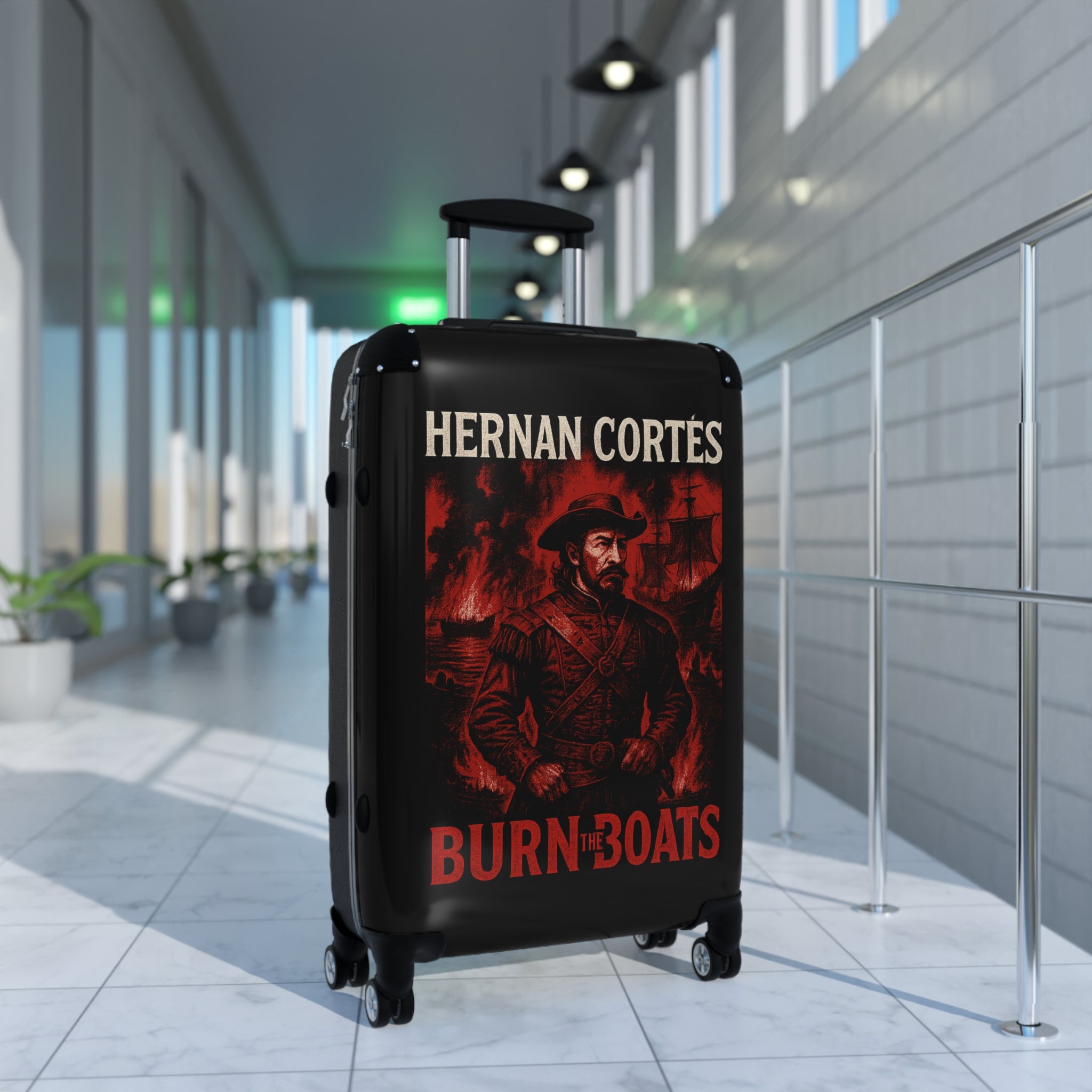 Hernan Cortes Suitcase - Travel Luggage for Adventurers