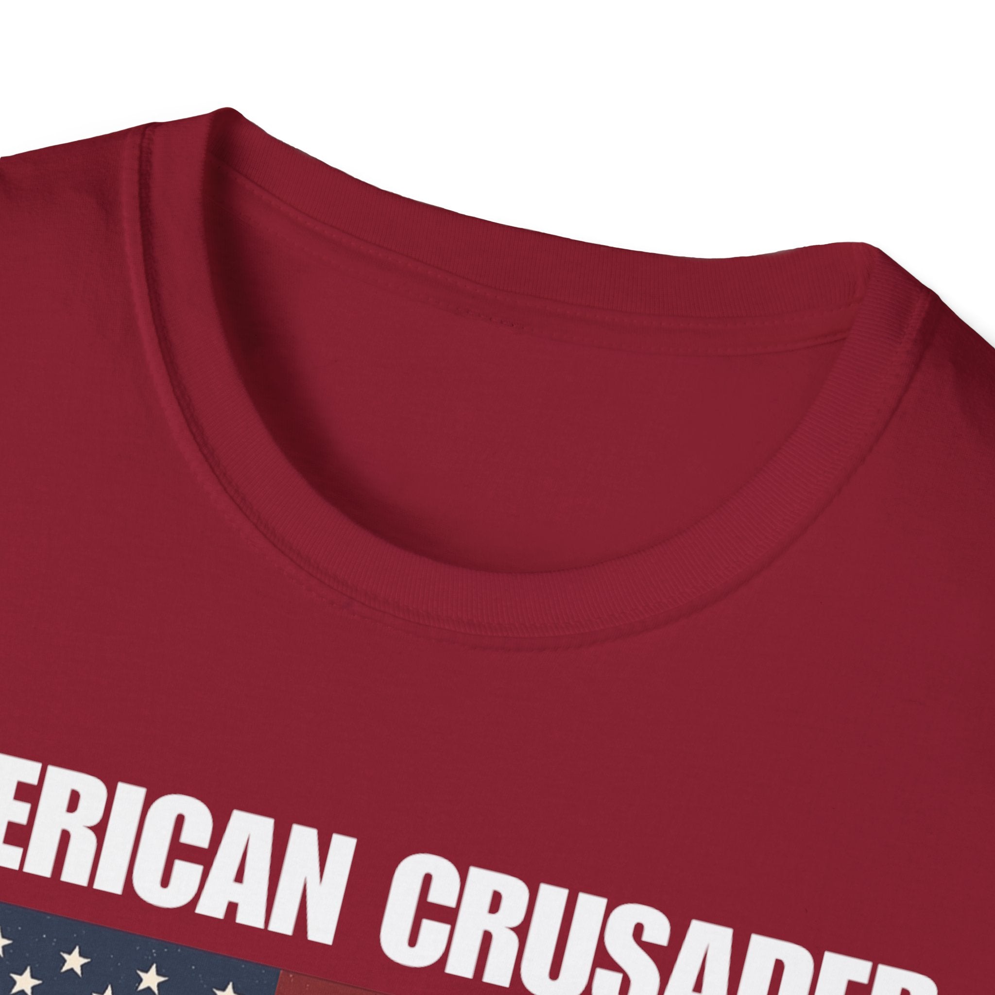 American Crusader Alt Color Design Softstyle Cotton T-Shirt