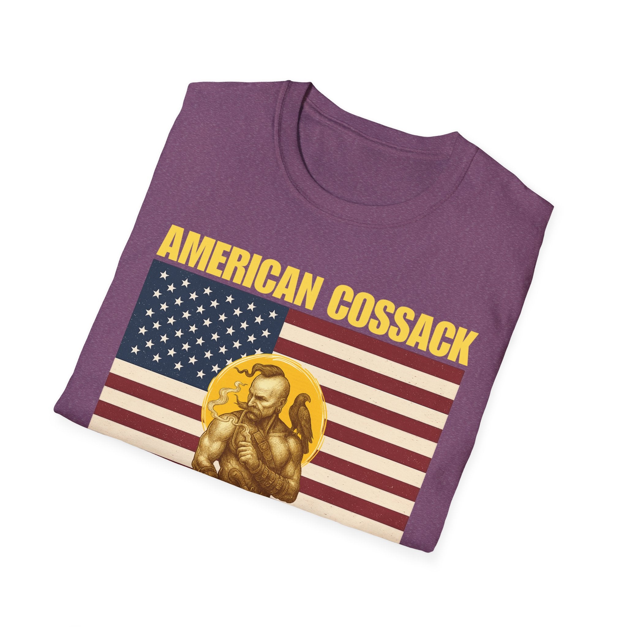 Patriotic American Cossack Alt Design Softstyle T-Shirt