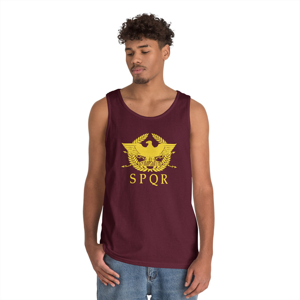 Roman Eagle SPQR Unisex Heavy Cotton Tank Top