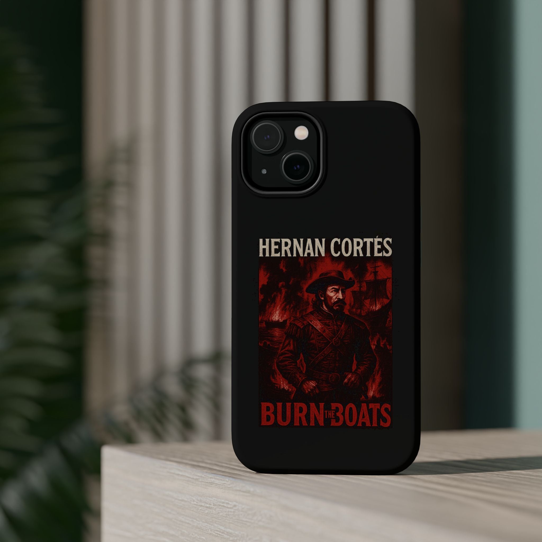 Hernan Cortes Impact-Resistant Magnetic Phone Case