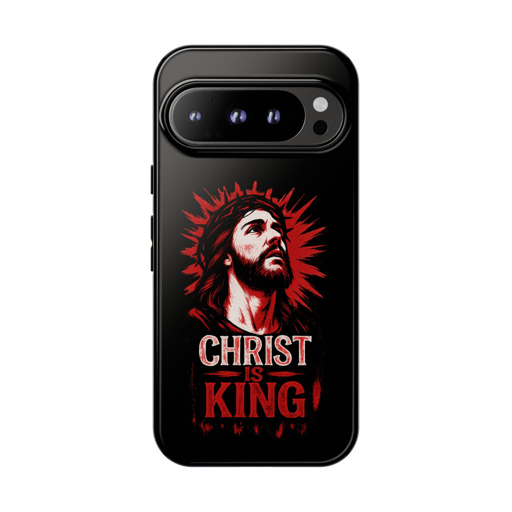 Christ is King Phone Case, Tough Phone Cover for Christian Faith