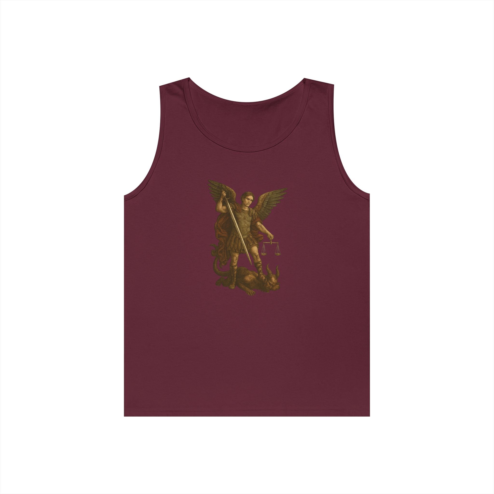 Michael The Arch Angel (No Text) Heavy Cotton Tank Top