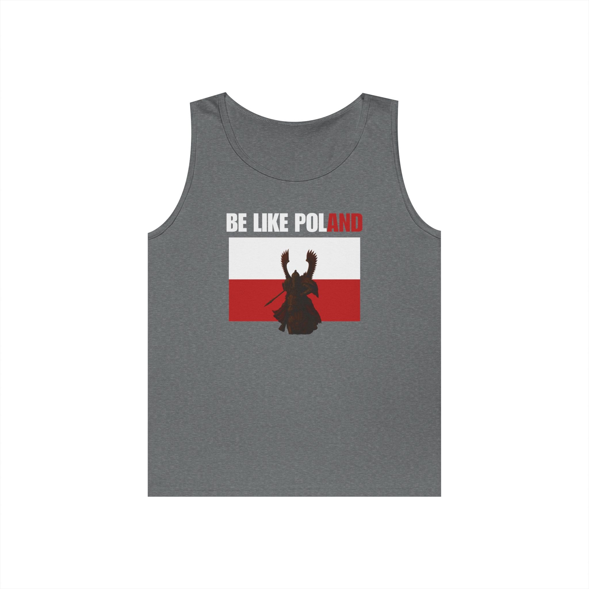 Be Like Poland Winged Hussar Heavy Cotton Tank Top