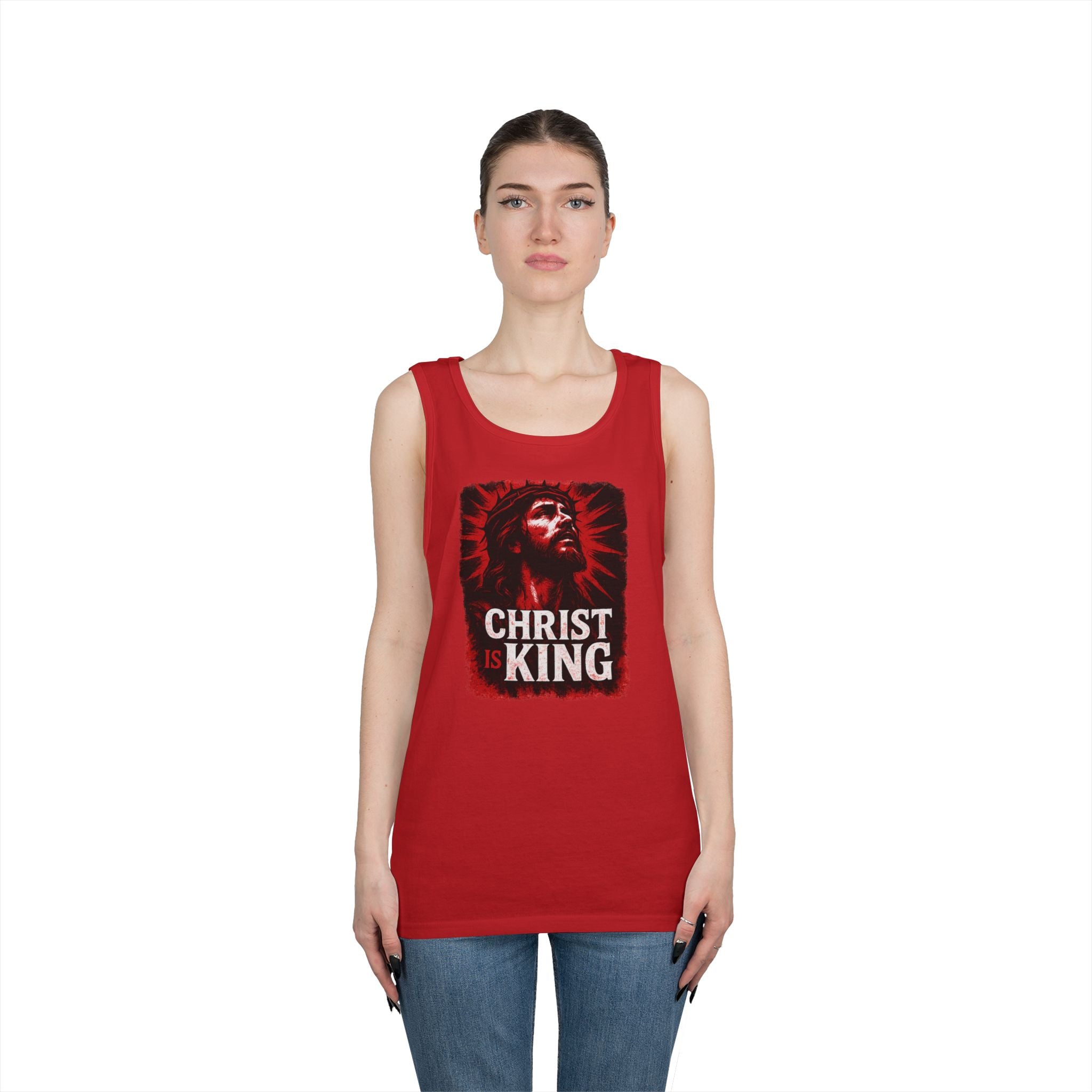 Christ is King Tank Top Alt Design