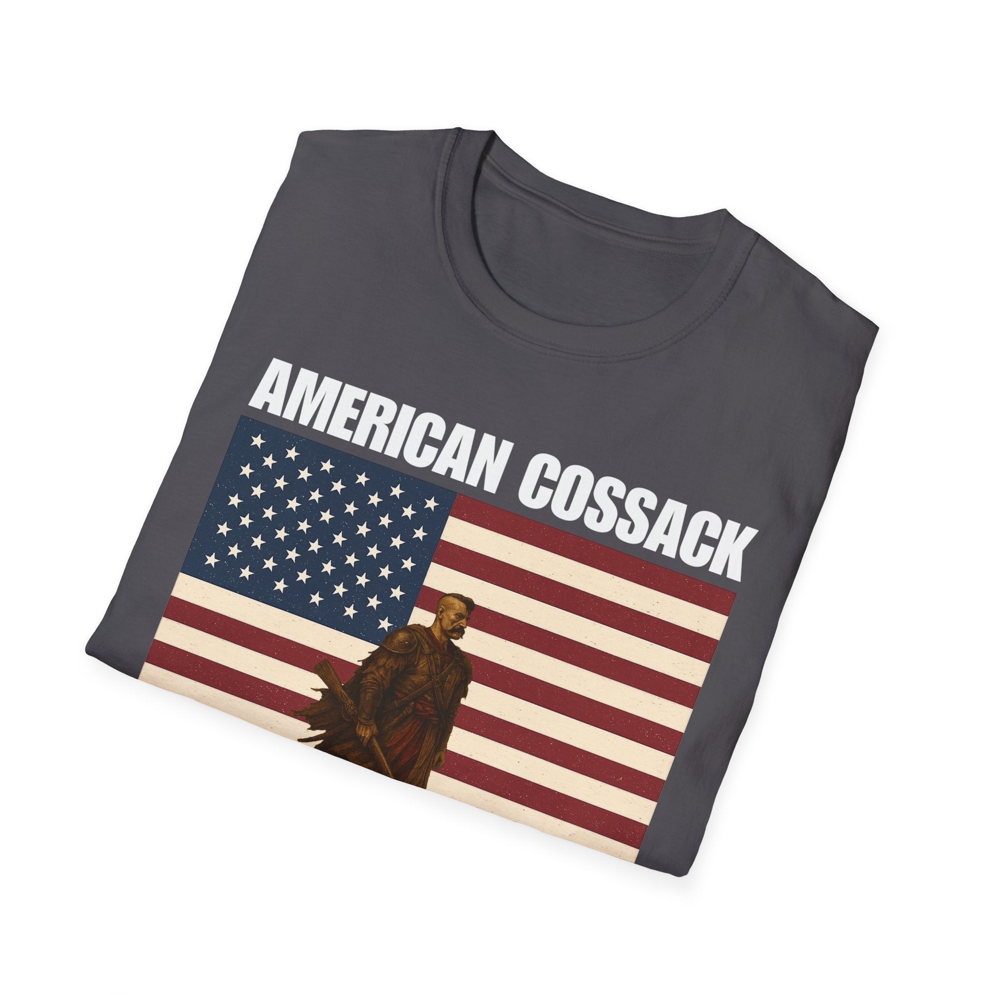 Patriotic American Cossack Softstyle T-Shirt