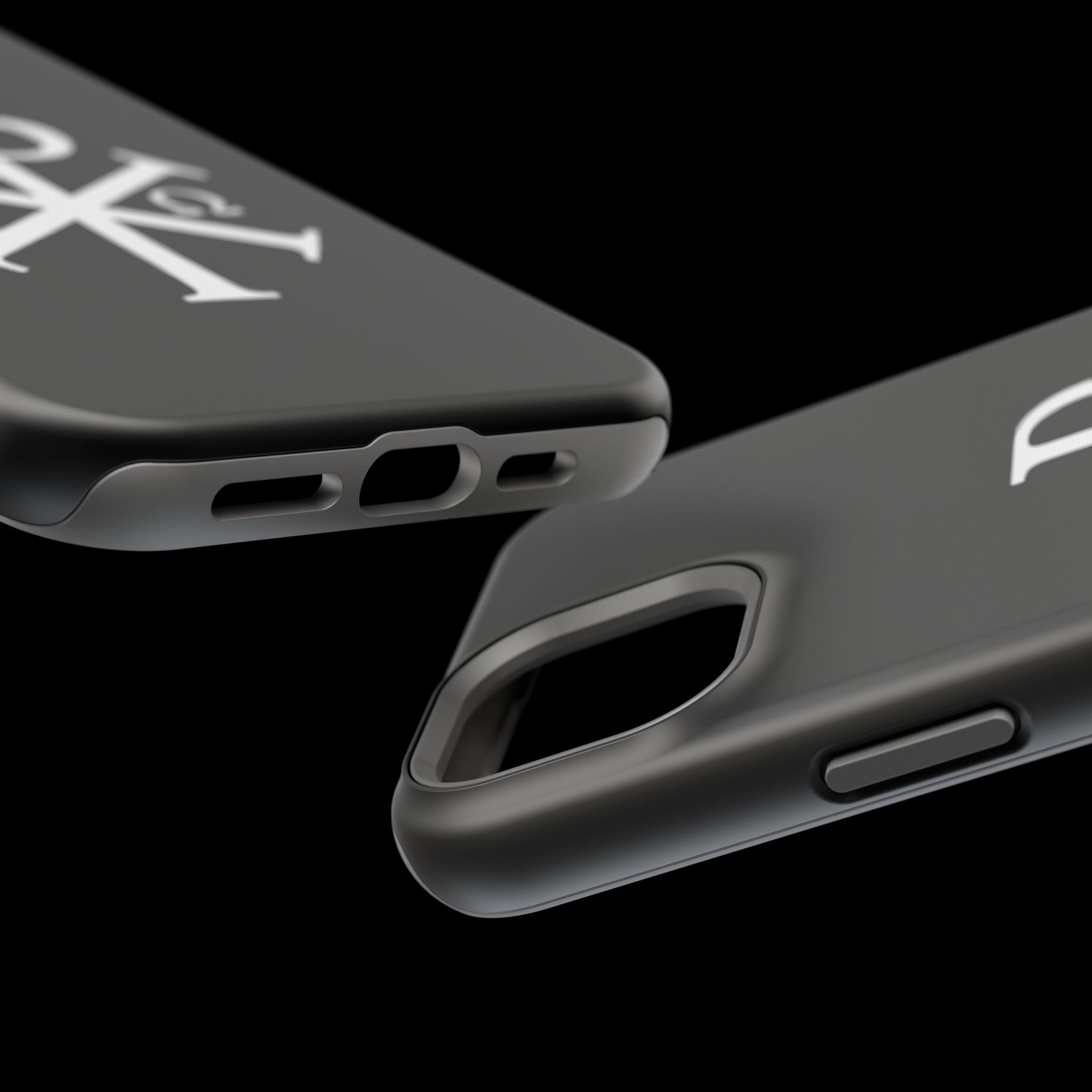 Pi Chi Rho White Design Magnetic Impact-Resistant Cases