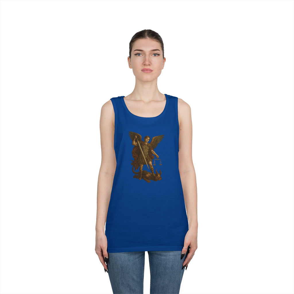 Michael The Arch Angel (No Text) Heavy Cotton Tank Top
