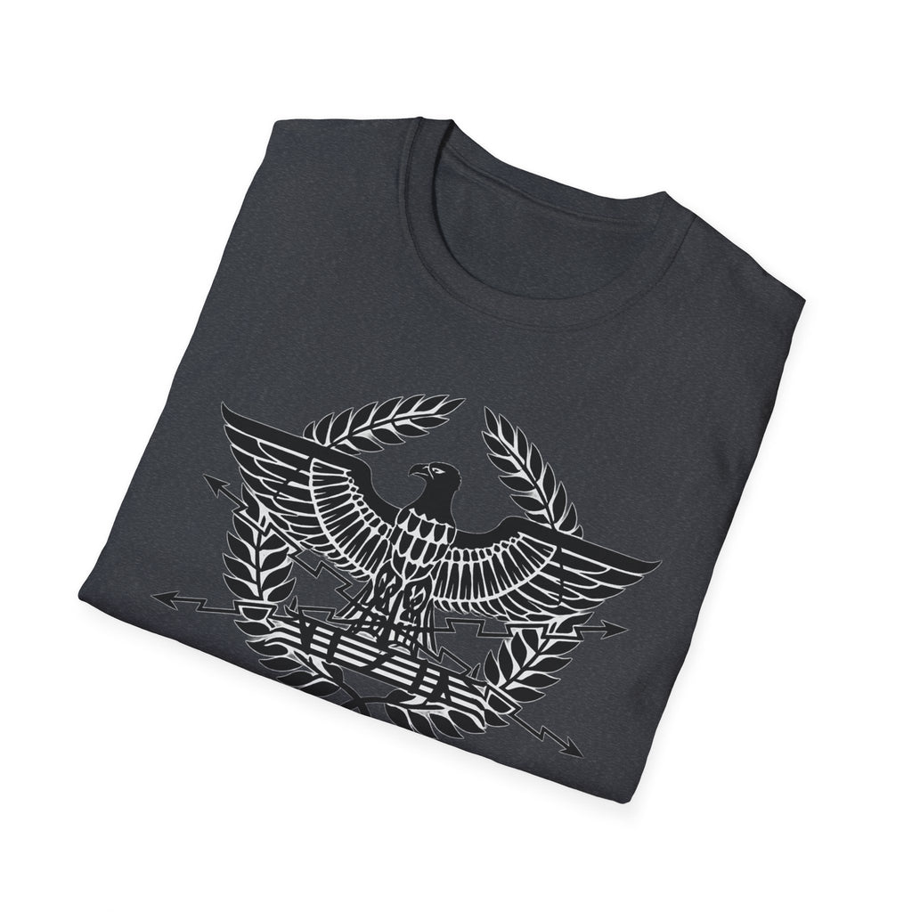 Roman Eagle SPQR Black Design Softstyle T-Shirt