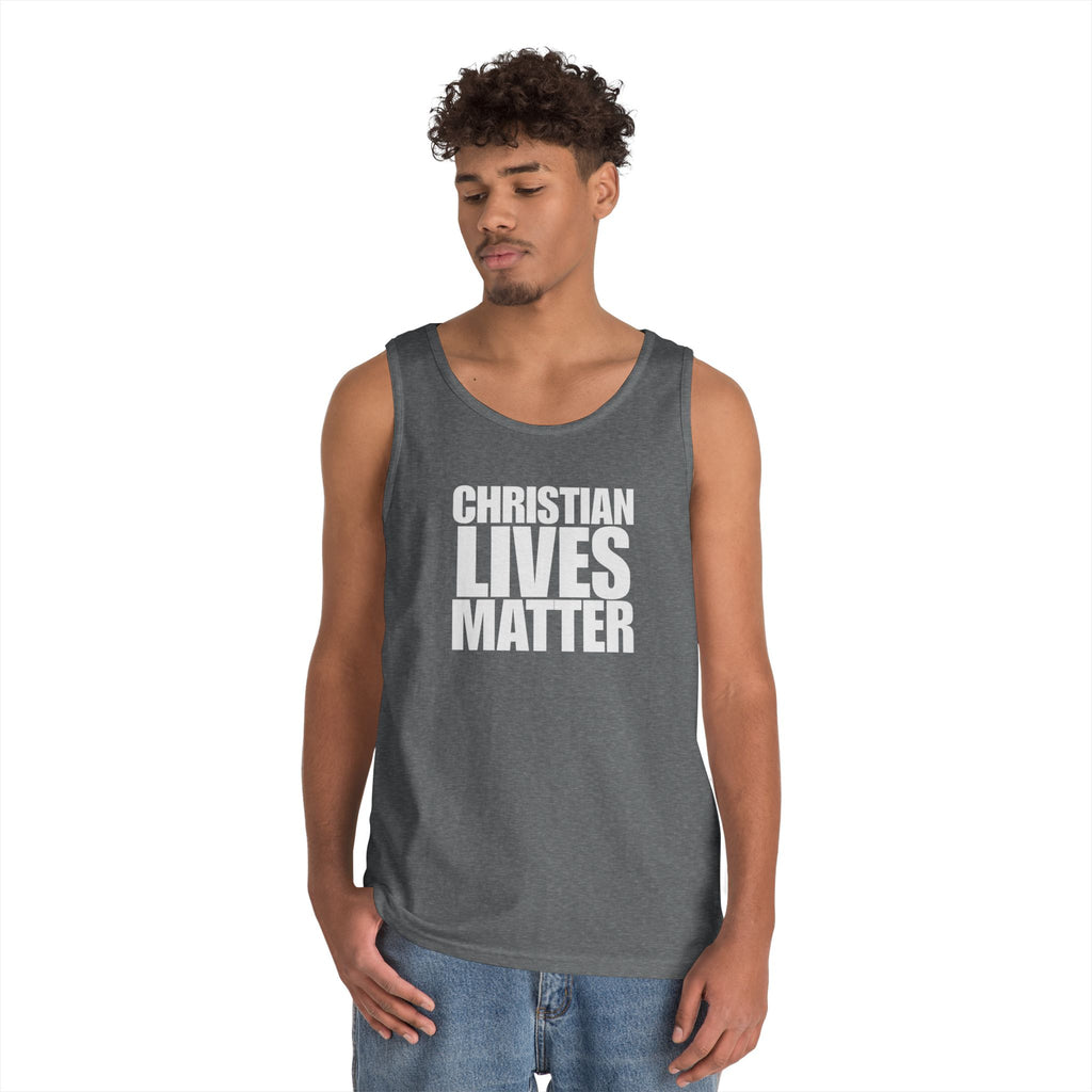Christian Lives Matter Heavy Cotton Tank Top