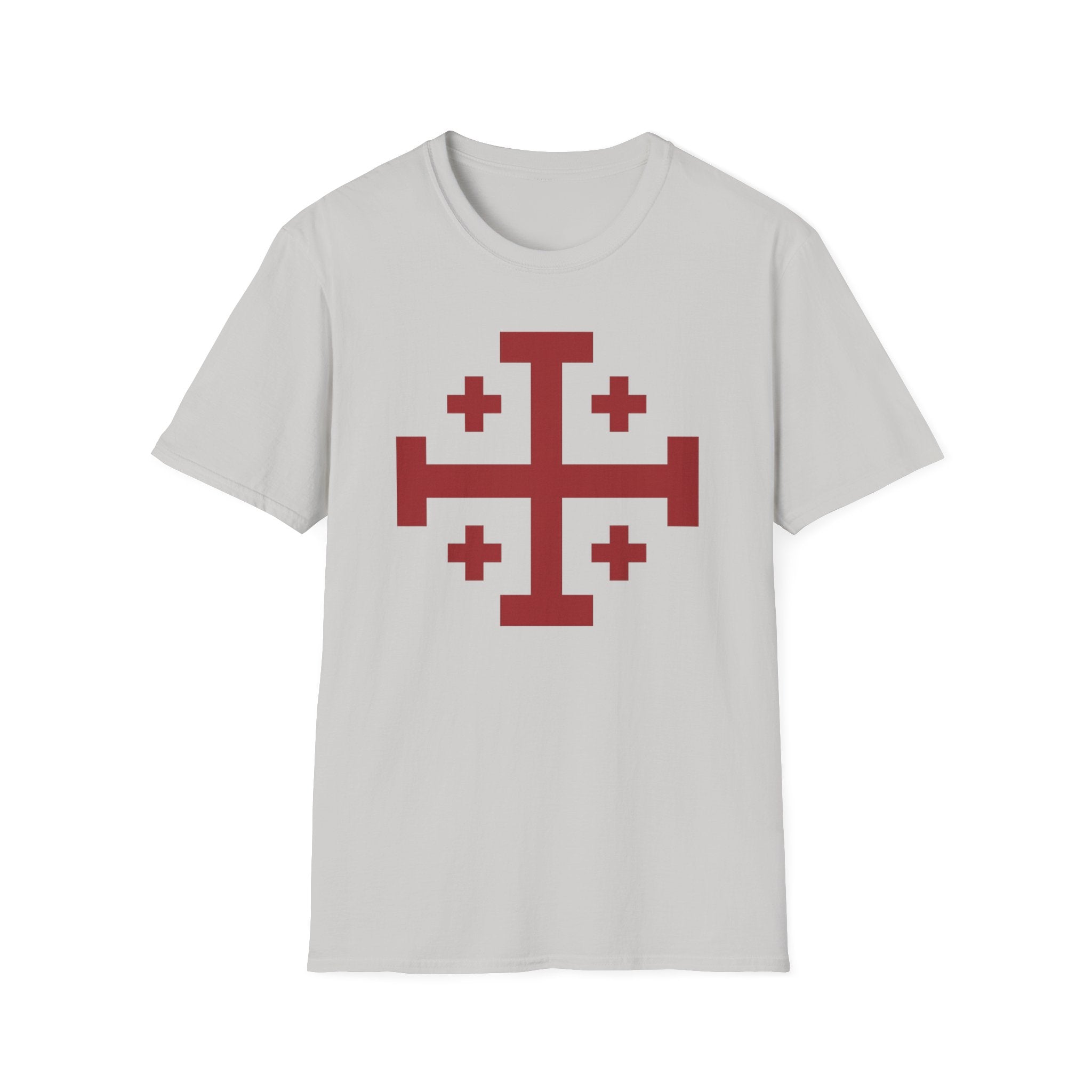 Cross of Jerusalem Red Design Softstyle T-Shirt