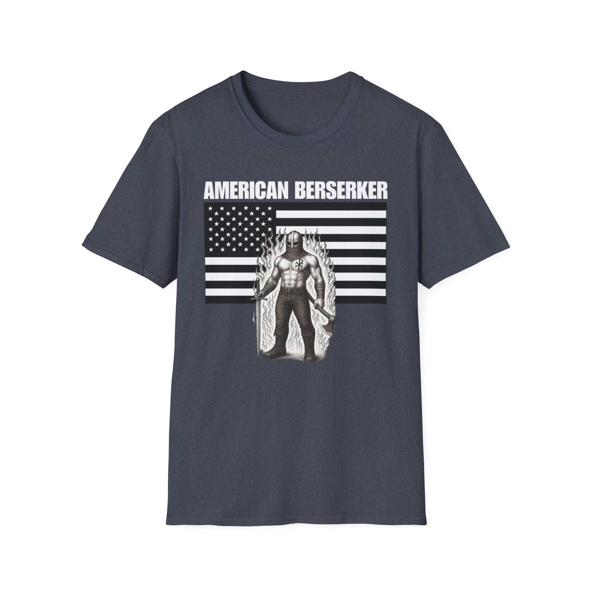 American Berserker Alt Design 3 Patriotic Graphic T-Shirt