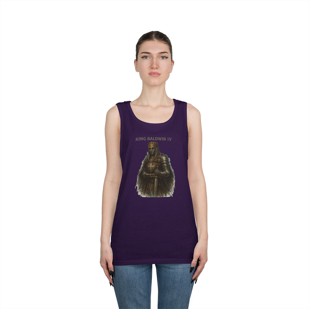 King Baldwin IV Unisex Heavy Cotton Tank Top