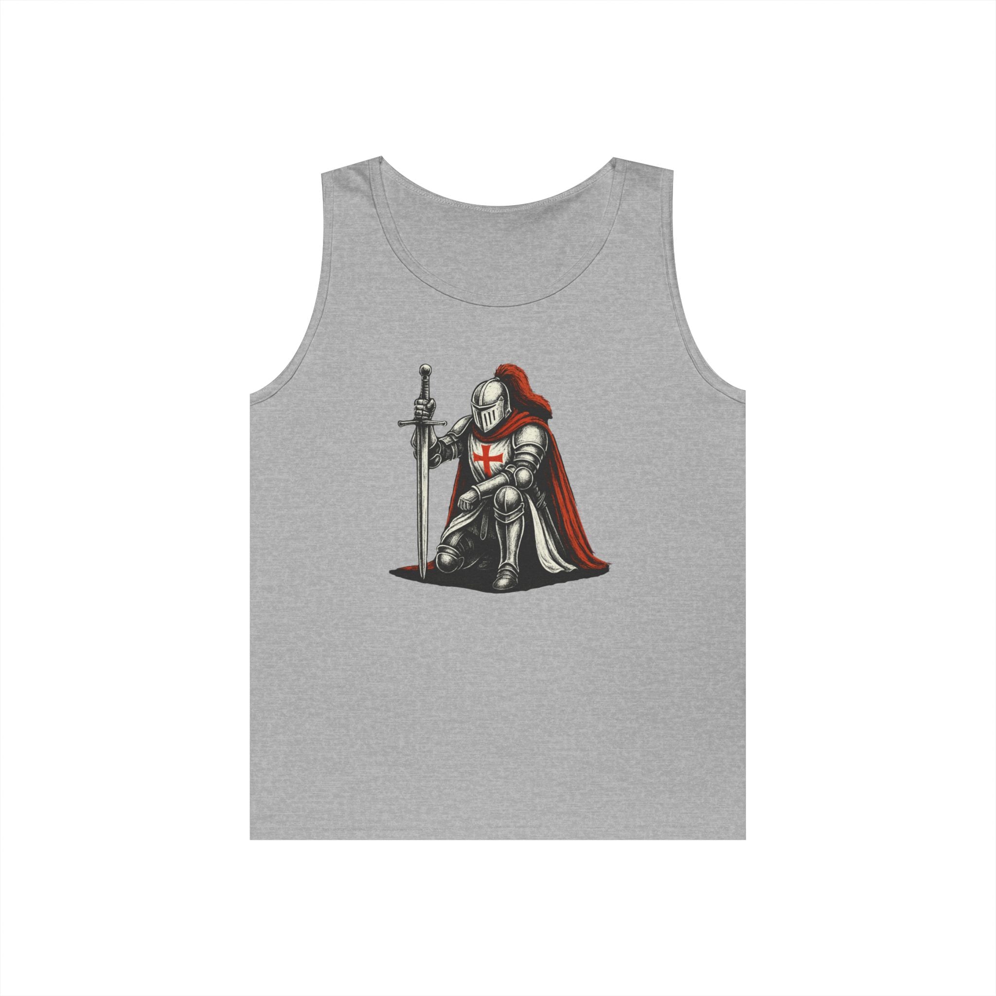 Crusader Knight Unisex Heavy Cotton Tank Top