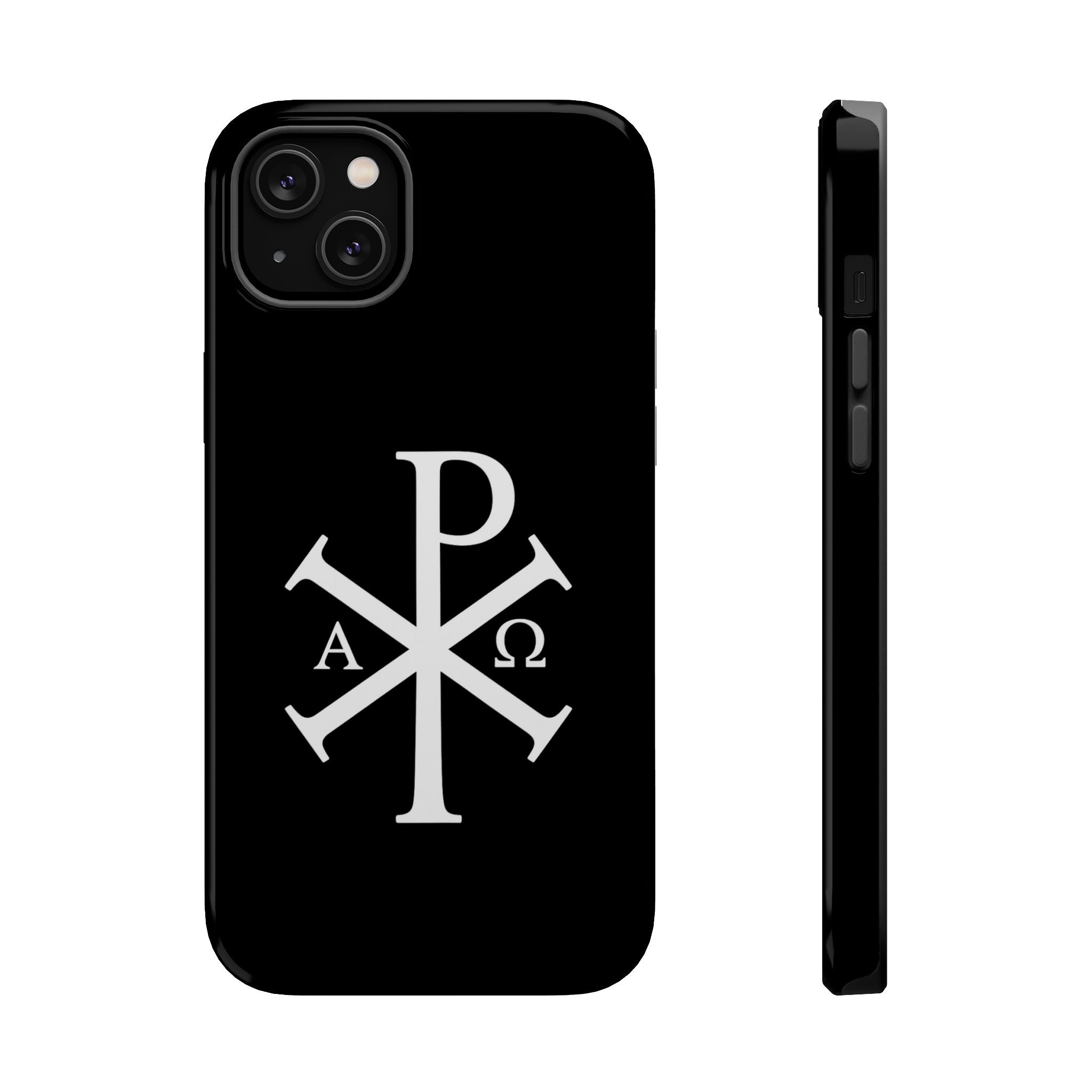 Pi Chi Rho White Design Magnetic Impact-Resistant Cases