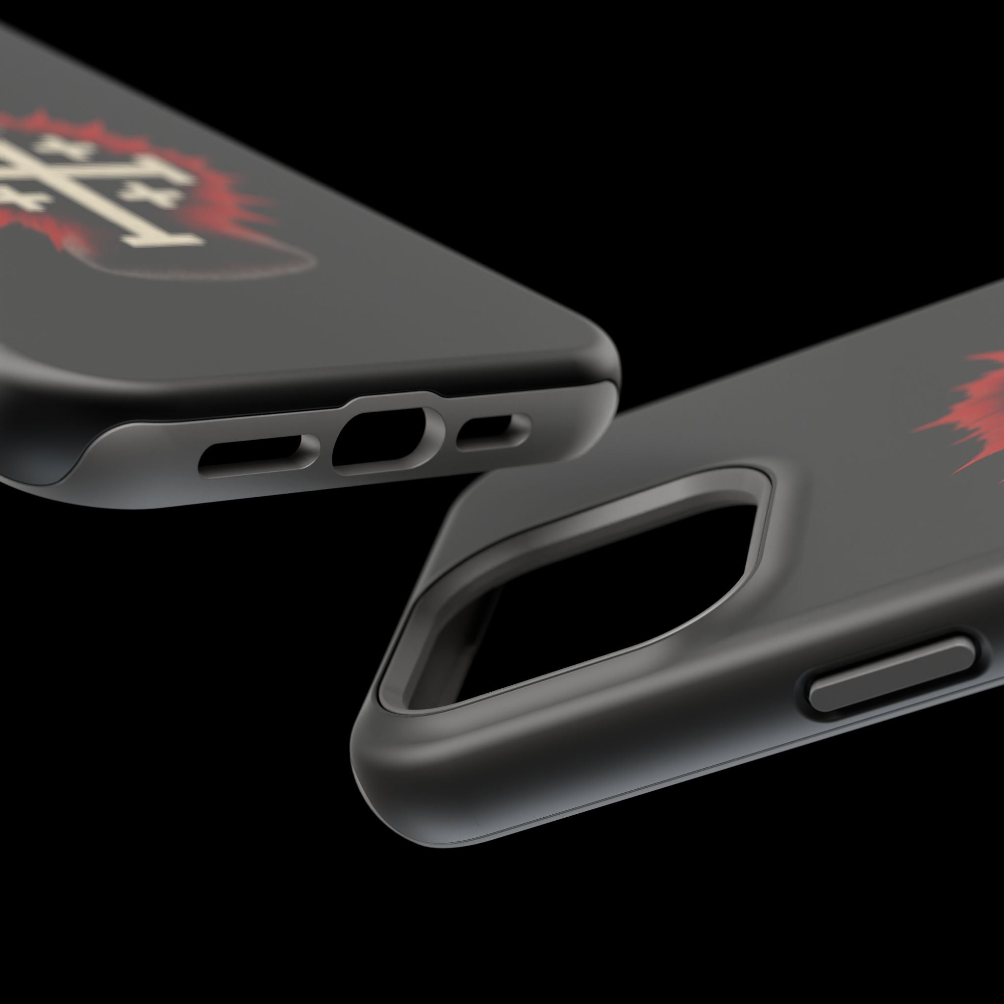 Cross Graphic Impact-Resistant Magnetic Phone Case